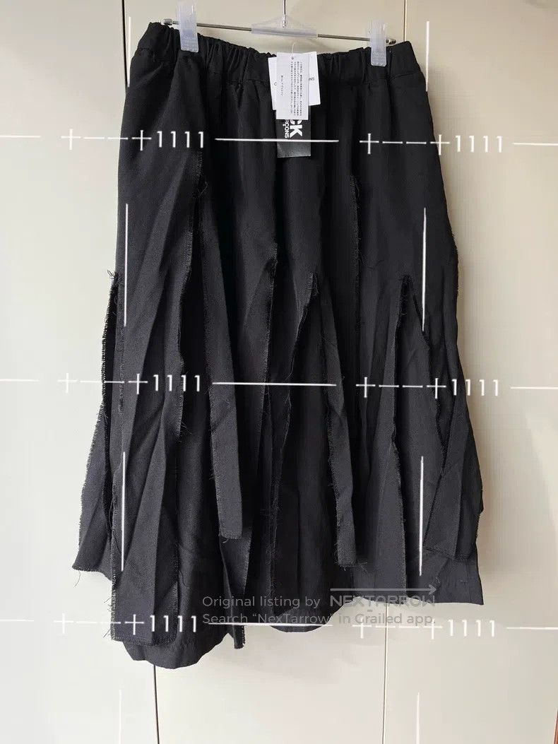 Comme des Garcons Comme Des Garcons size S Striped cut-out torn decorative e Size 22" - 6 Thumbnail