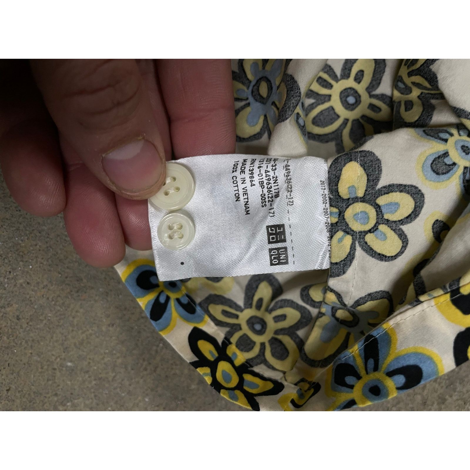 Marni Marni Uniqlo Floral Button Up Yellow Used Large Size US L / EU 52-54 / 3 - 3 Thumbnail