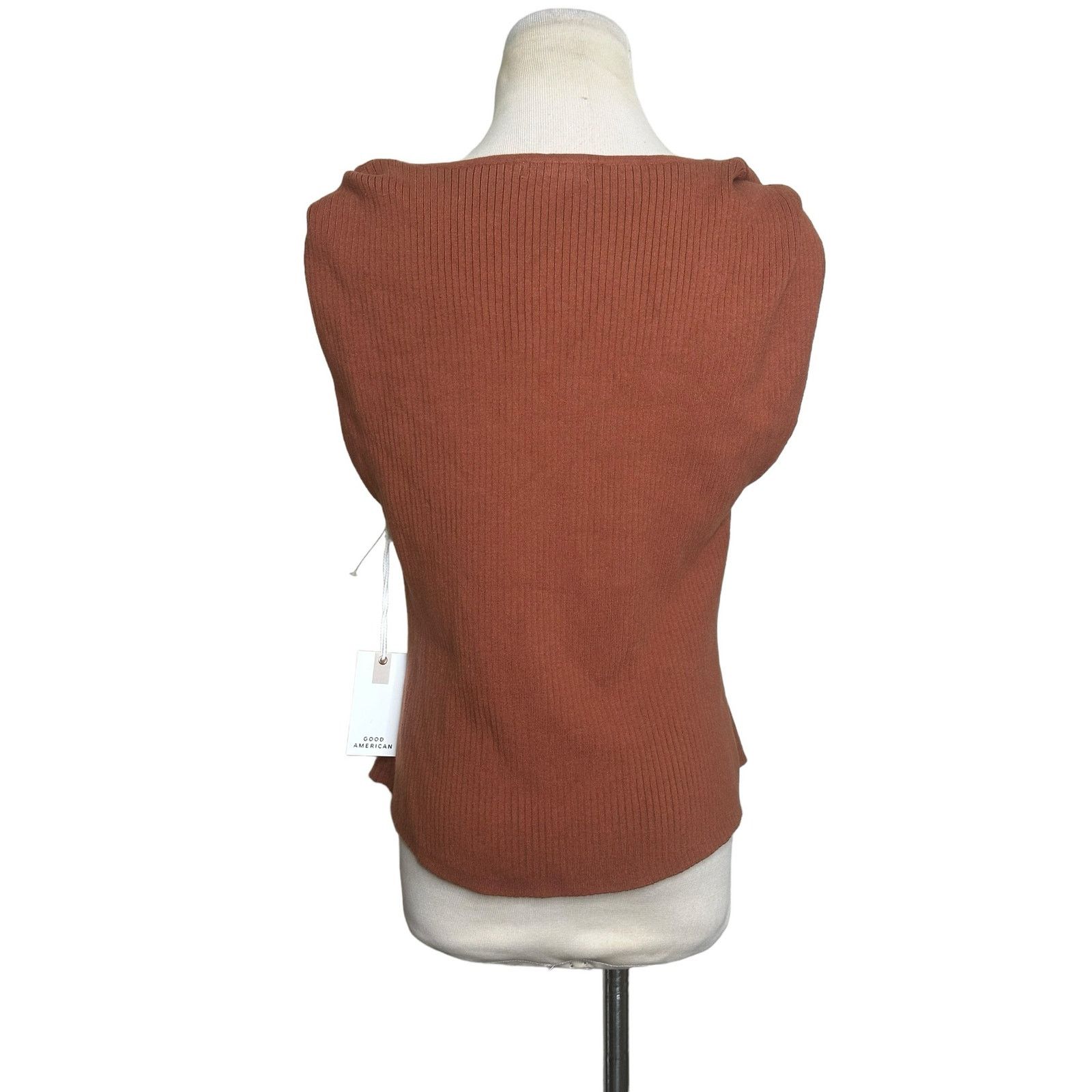 Good American Good American Twisted Strap Knit Tank Top size 5/6 - 2XL Size XXL / US 16-18 / IT 52-54 - 10 Thumbnail