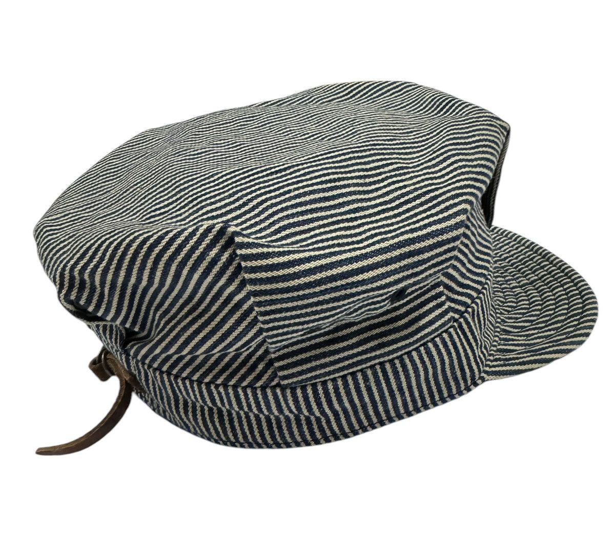 Beams Plus × Vintage Vtg🔥Beams Plus Hickory Railroad Engineer Hat Size ONE SIZE - 4 Thumbnail