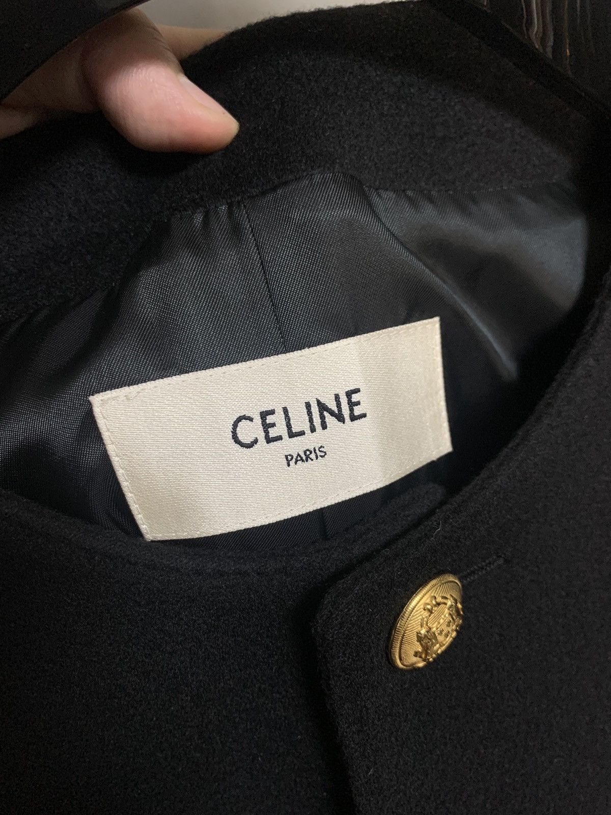 Celine Celine 2021FW Cashmere Miltary Coat Size US S / EU 44-46 / 1 - 2 Thumbnail