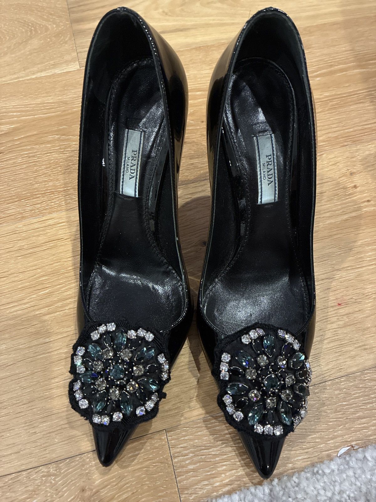 Prada Prada Patent Leather Pump Size US 8 / IT 38 - 4 Thumbnail