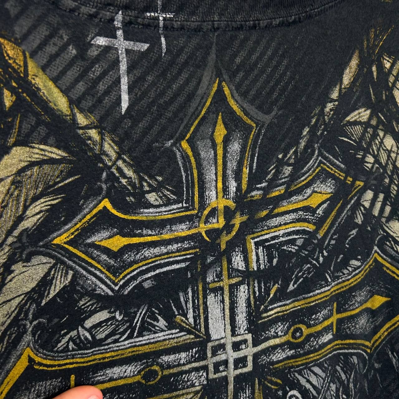 Affliction Vintage Affliction Style overprinted graphic y2k tee Size US M / EU 48-50 / 2 - 9 Thumbnail