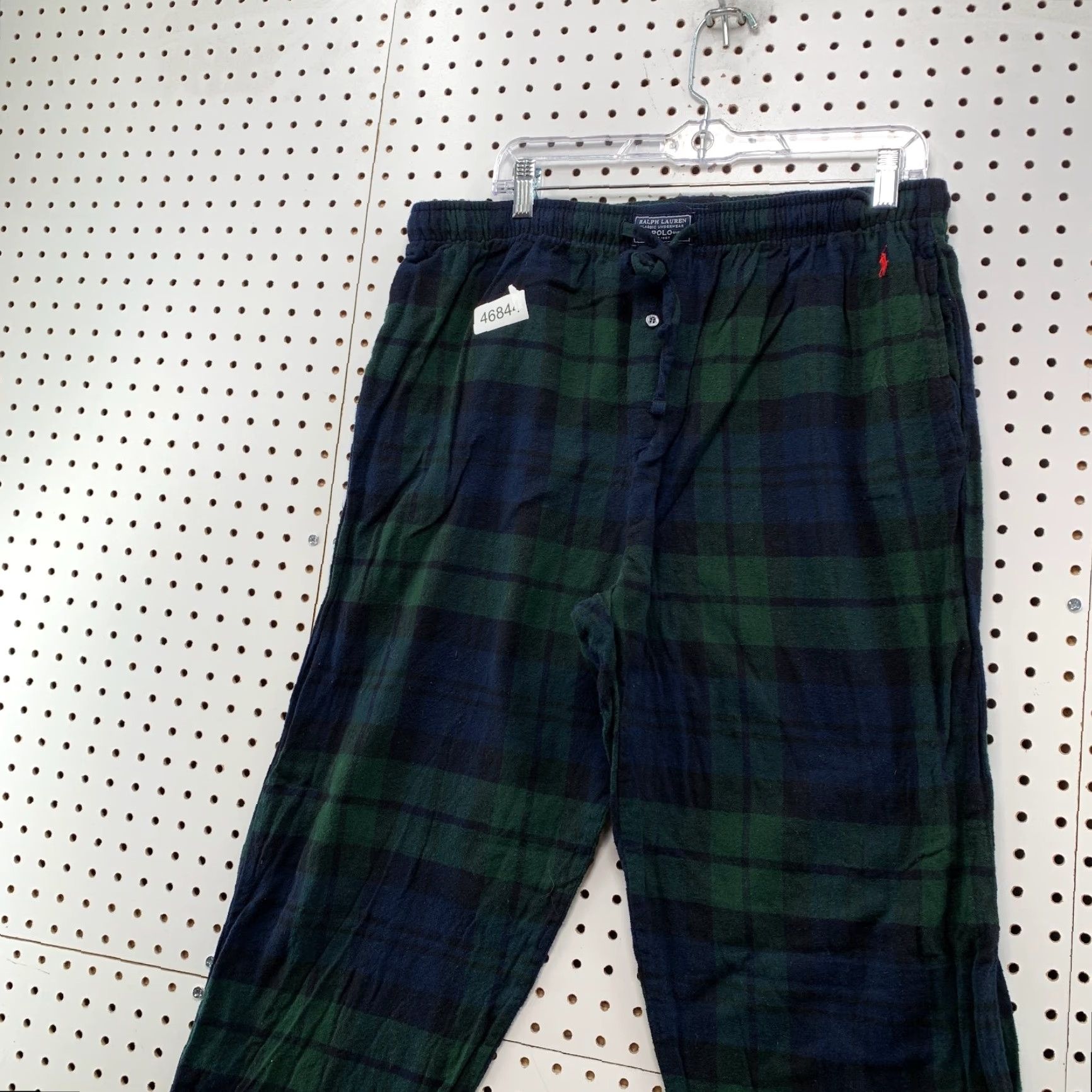Polo Ralph Lauren Polo Ralph Lauren Pajama Pants Mens XL Green Relaxed Fit Tartan Plaid Drawstring Size US XL / EU 56 / 4 - 5 Thumbnail