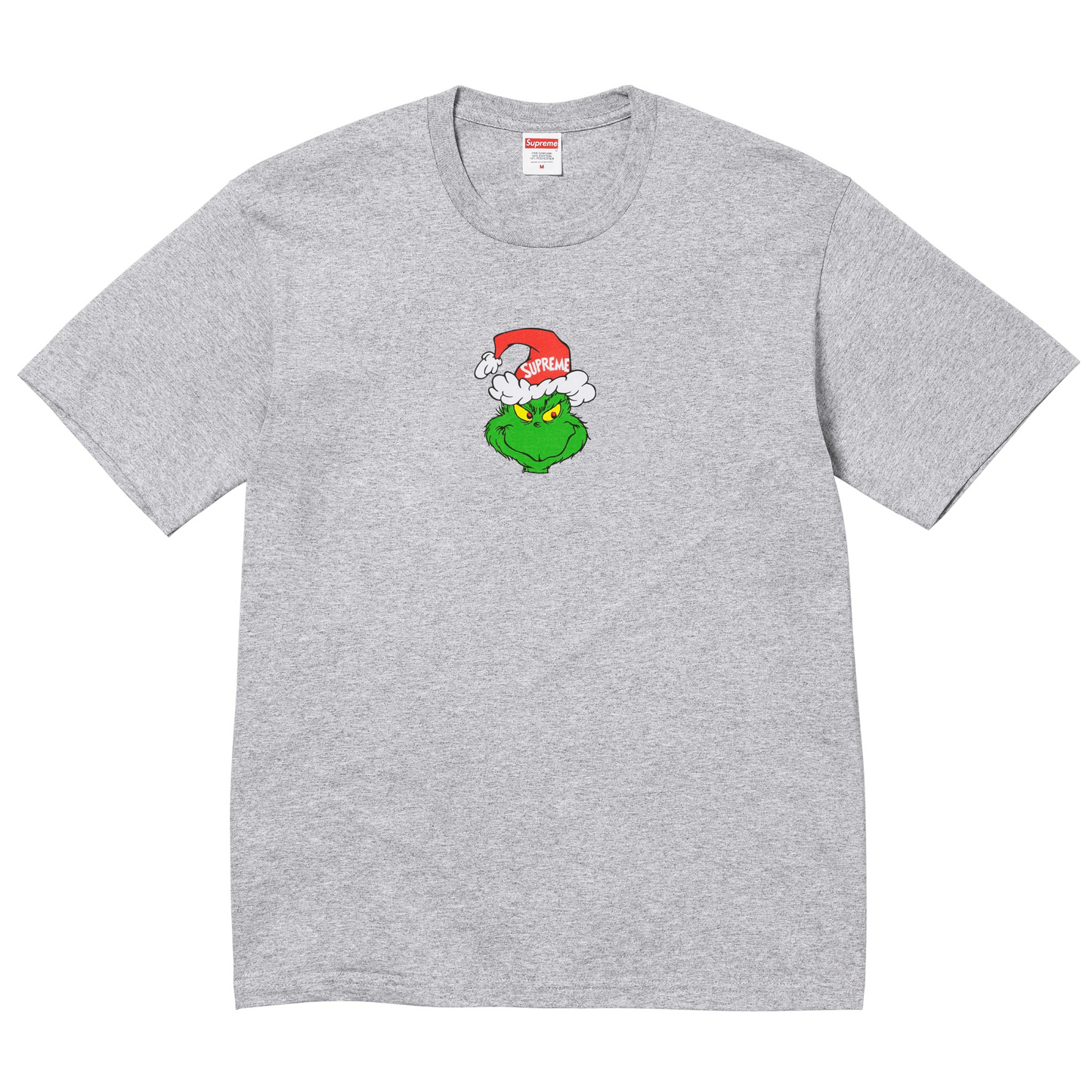 Supreme Supreme The Grinch T-Shirt Heather Gray Christmas FW24 Size US L / EU 52-54 / 3 - 1 Thumbnail