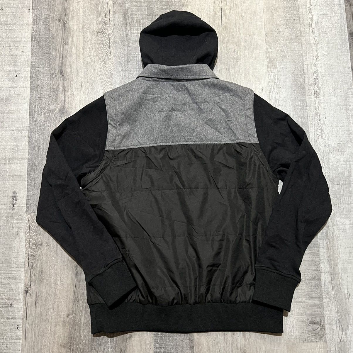 KAVU Kavu Hybrid Puffer Two Tone Black/Grey Outdoor Hooded Jacket Size US M / EU 48-50 / 2 - 3 Thumbnail