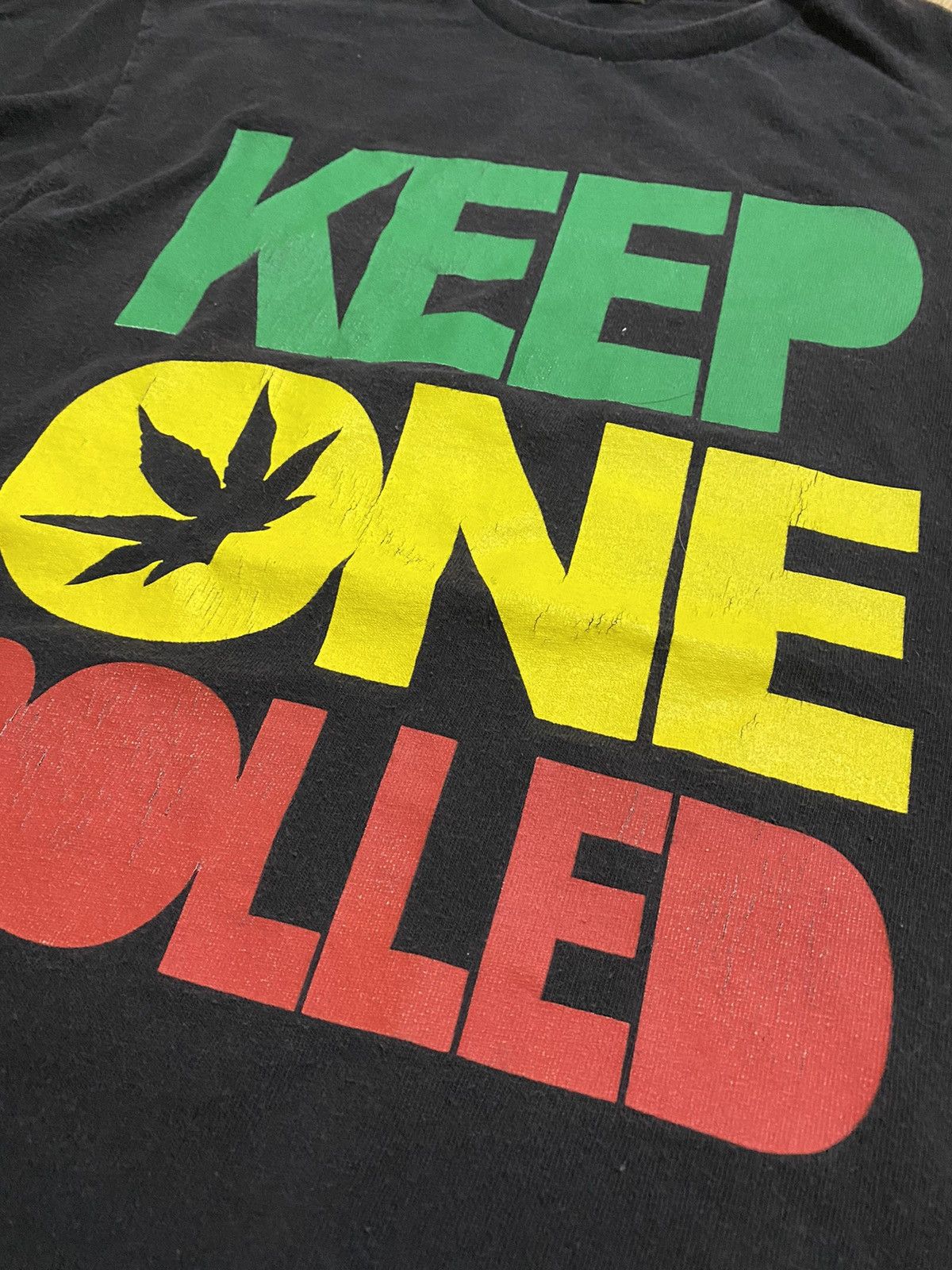 Rap Tees Keep One Rolled Rasta Tee Size US S / EU 44-46 / 1 - 4 Thumbnail