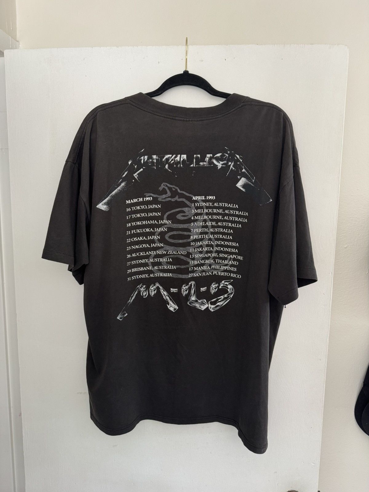 Metallica Metallica 1991 S/S Tour Tee Size US XL / EU 56 / 4 - 2 Thumbnail