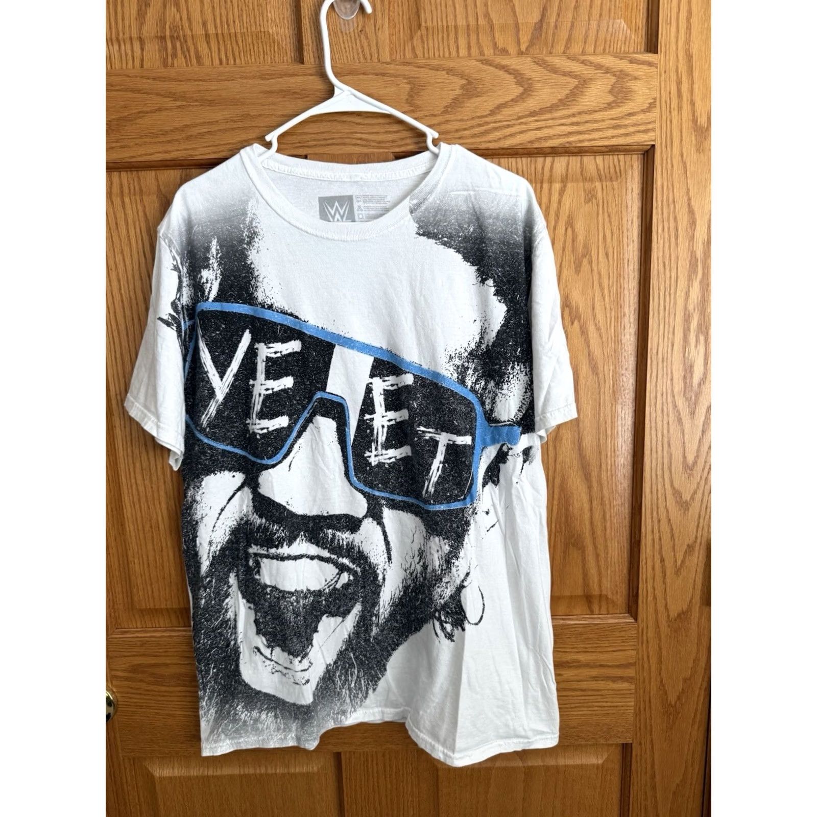 Vintage VINTAGE not | WWE YEET Dream Graphic T-Shirt Men’s XL White Blue Palm Tree Authentic Wear Size US XL / EU 56 / 4 - 2 Thumbnail