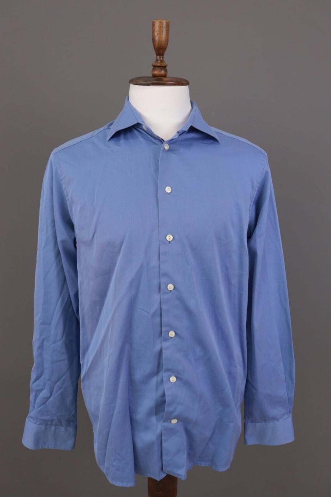 Eton Eton Contemporary Blue Button Down Shirt Size 41 / 16 Size US M / EU 48-50 / 2 - 1 Thumbnail