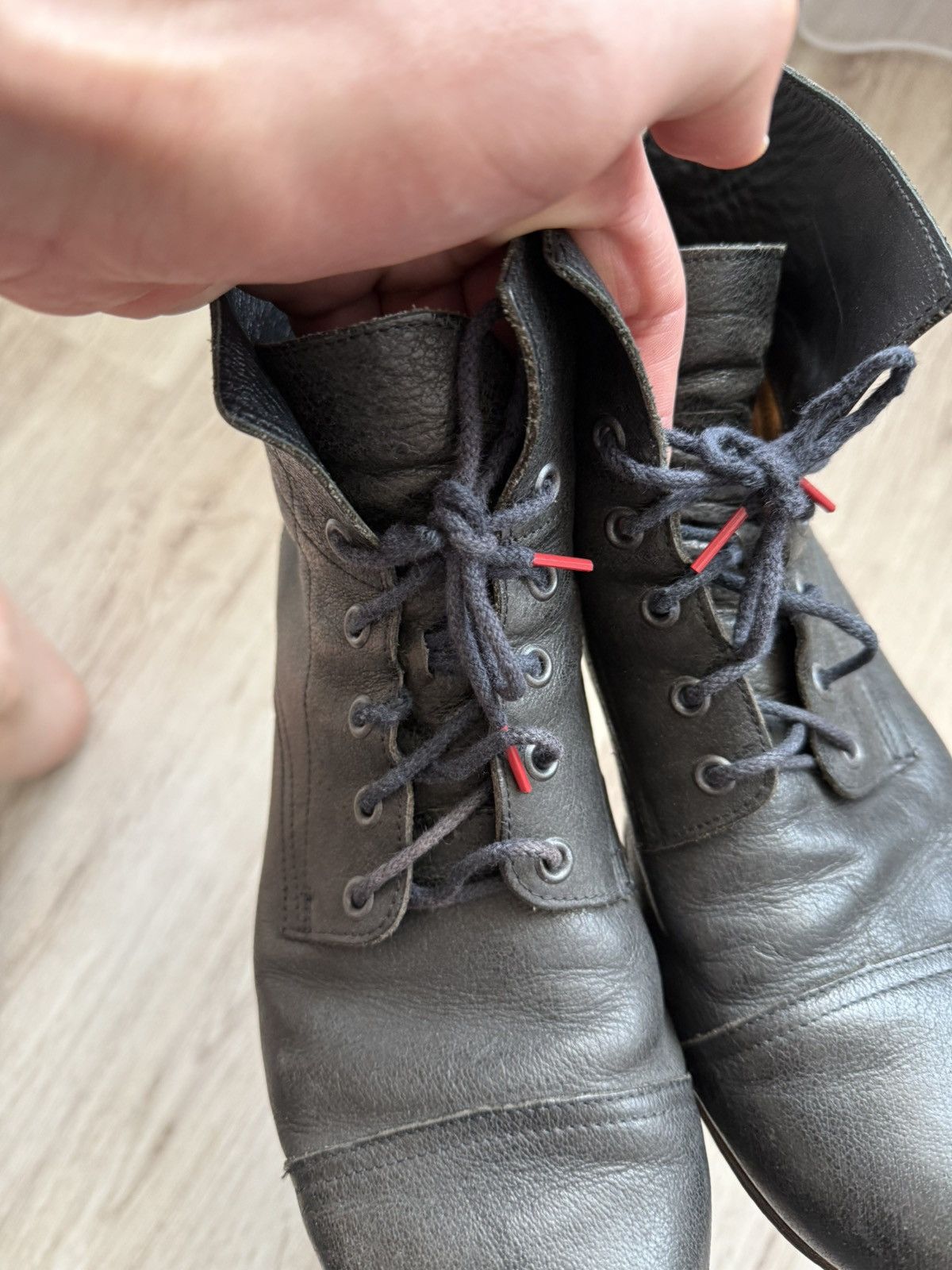 Other Think! Black Leather Boots EU 41 Minimal Comfort Derby Size US 8 / EU 41 - 7 Thumbnail