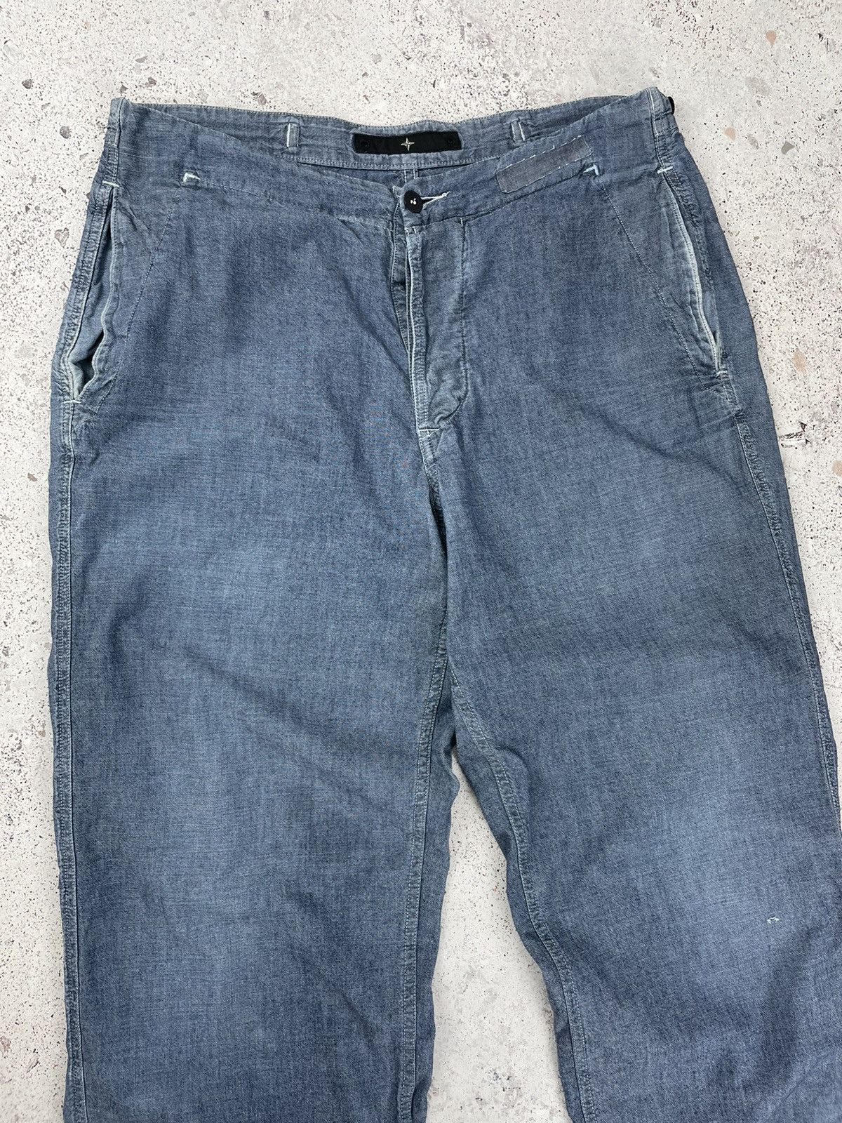 Stone Island × Vintage Vintage Stone Island Casual Pants y2k Size US 36 / EU 52 - 2 Thumbnail