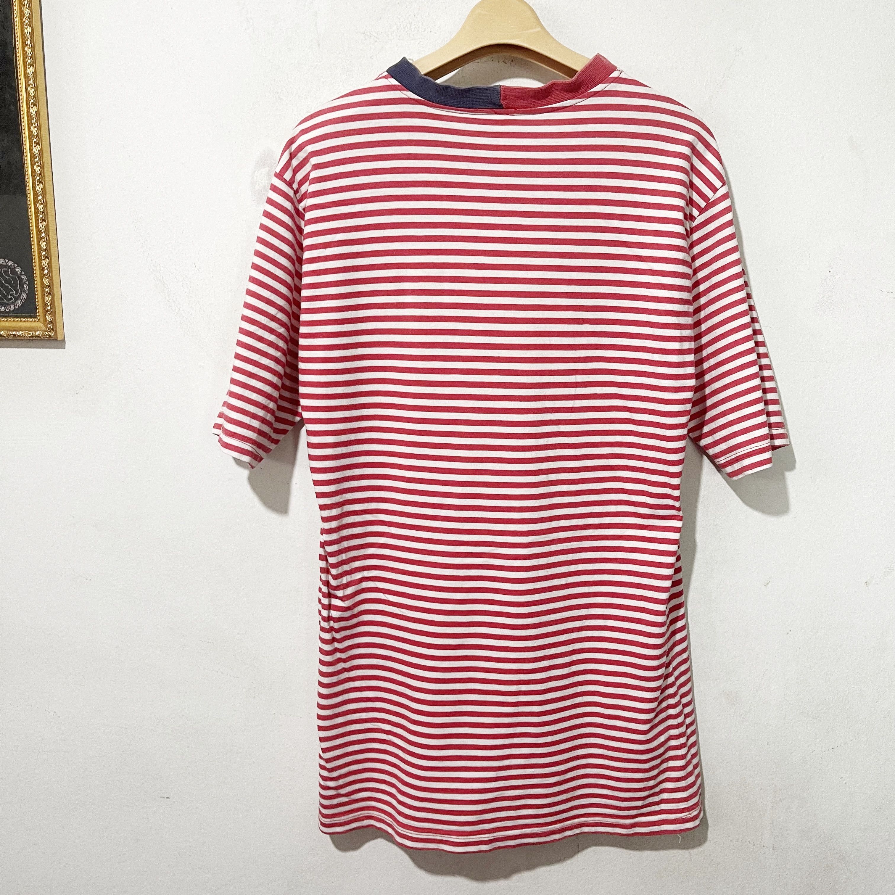 Tommy Hilfiger Vintage 80s Tommy Hilfiger Sailing Striped Shirt Size US M / EU 48-50 / 2 - 3 Thumbnail