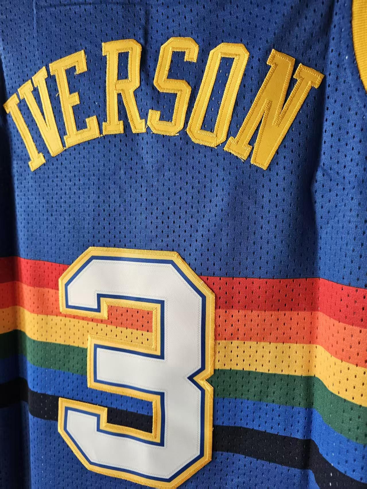 NBA Denver Nuggets #3 Allen Iverson Jersey Size US S / EU 44-46 / 1 - 4 Thumbnail