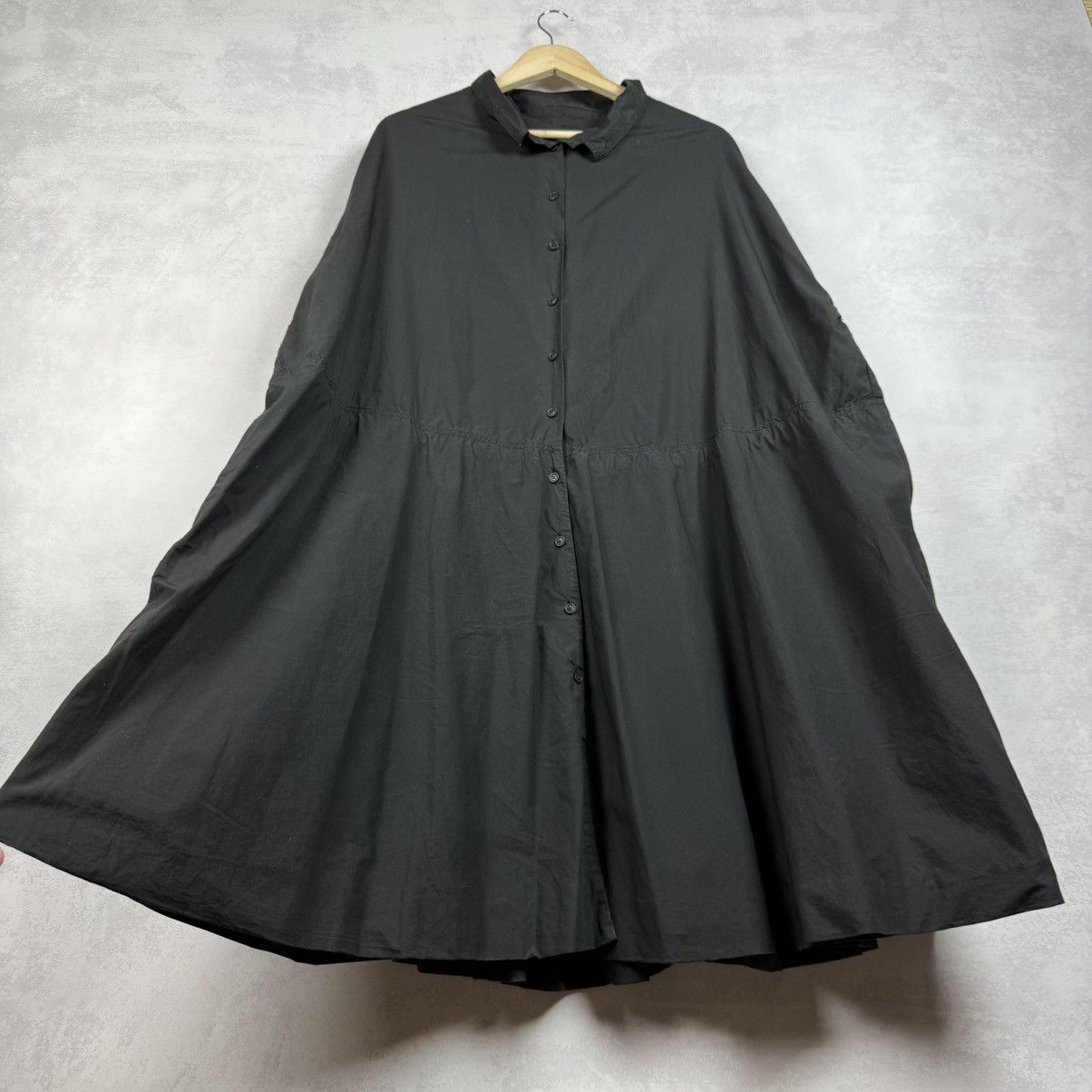 Rundholz Rundholz Dip Black Cotton Avantgarde Long Shirt-Dress Size M Size M / US 6-8 / IT 42-44 - 10 Thumbnail