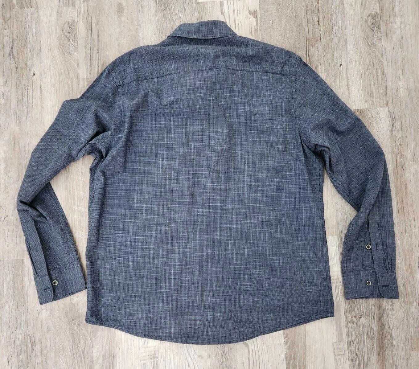 Ike Behar Ike By Ike Behar Mens Shirt Large Blue Long Sleeve Plaid Size US L / EU 52-54 / 3 - 2 Thumbnail