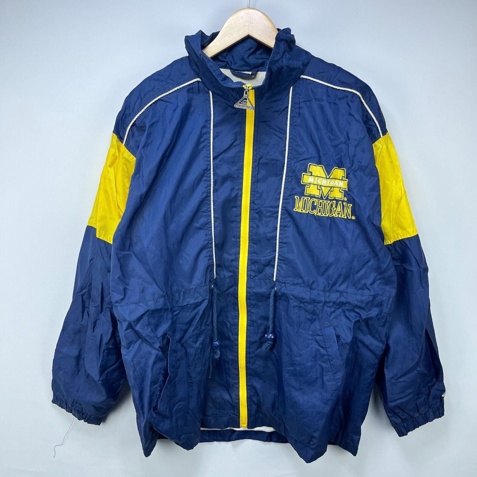 Vintage Vintage 90s Michigan Wolverines Windbreaker Jacket Large Size US L / EU 52-54 / 3 - 1 Thumbnail