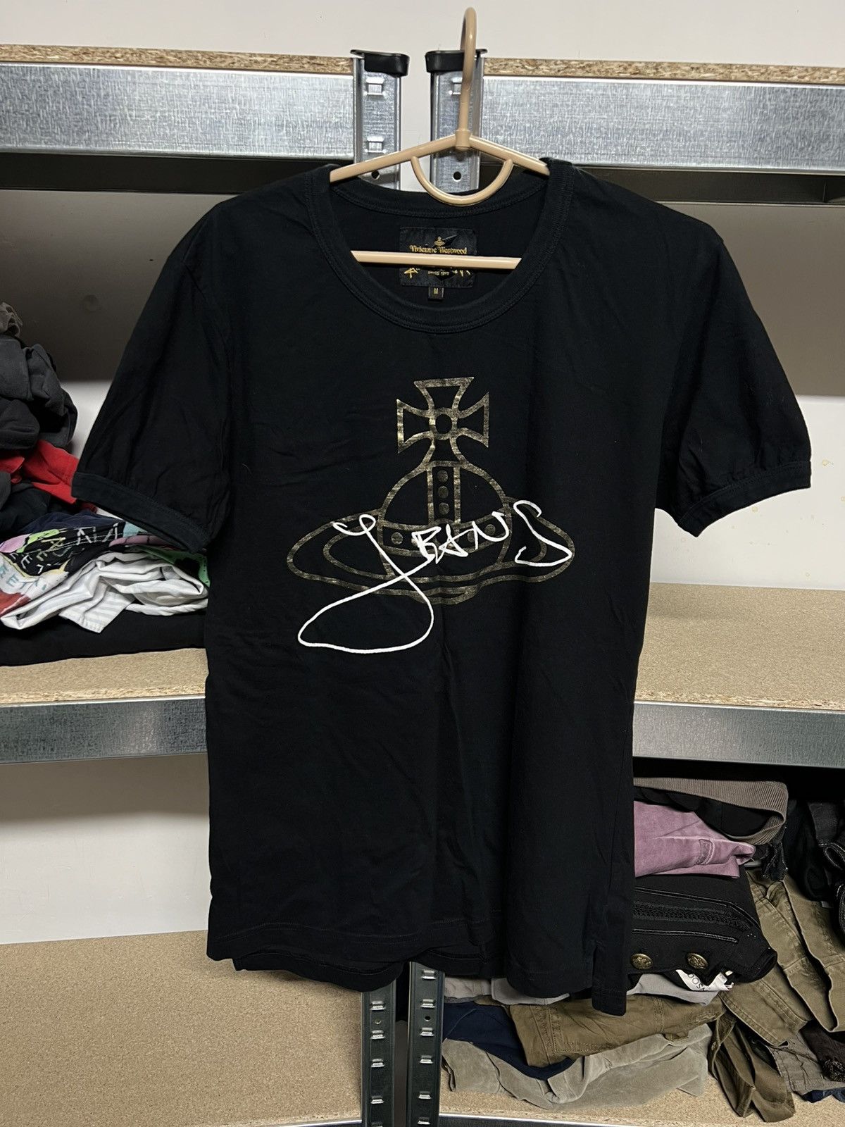 Vivienne Westwood Vivienne Westwood T-Shirt Big Logo Rare Retro Hype Y2K Size US M / EU 48-50 / 2 - 2 Thumbnail
