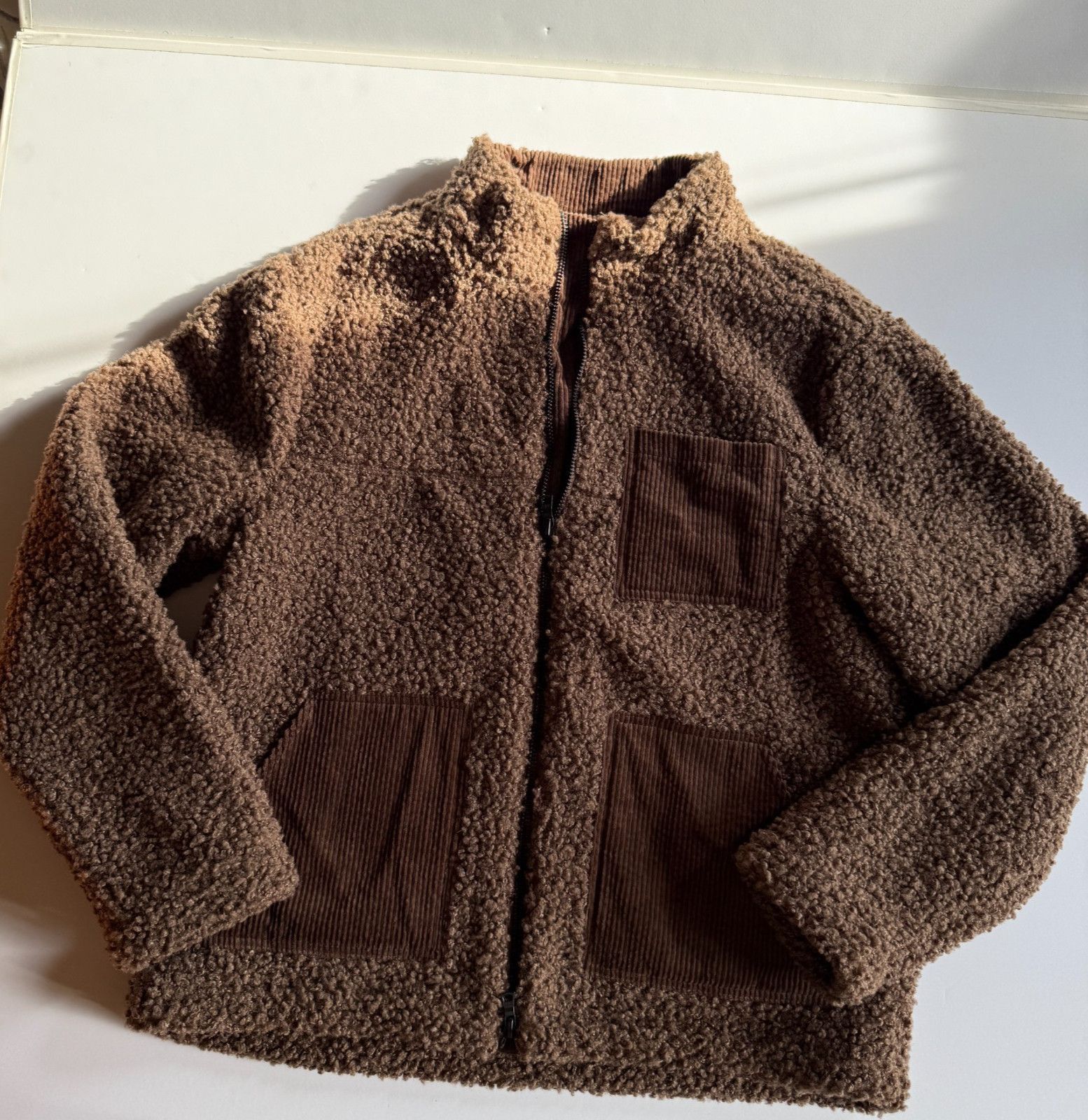 Onia ONIA Sherpa Jumbo Brown Corduroy Jacket – Men's Large Size US L / EU 52-54 / 3 - 1 Thumbnail