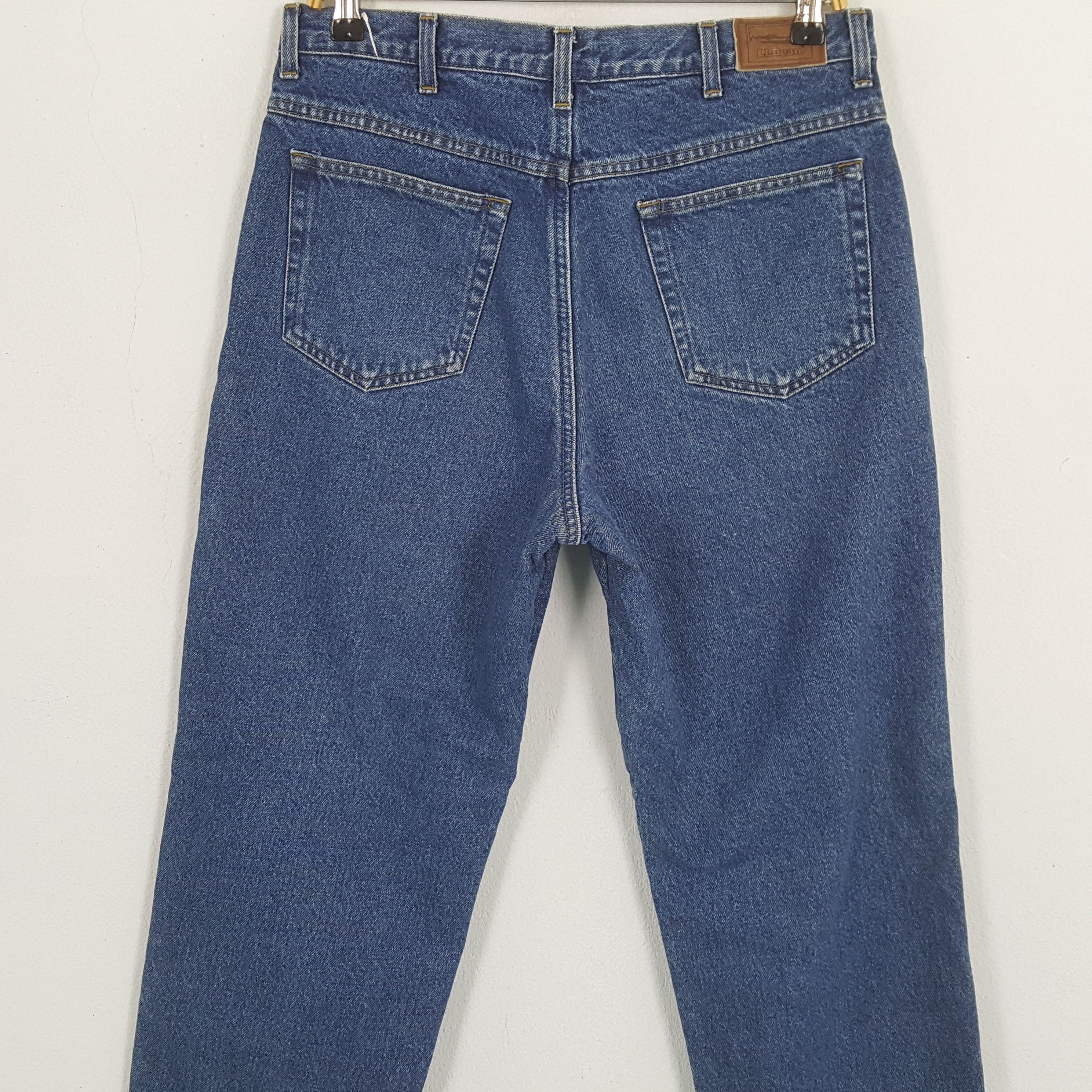 L.L. Bean × Vintage Vintage L.L. BEAN Streetwear Skateboard Style Denim Jean Size US 33 - 5 Thumbnail