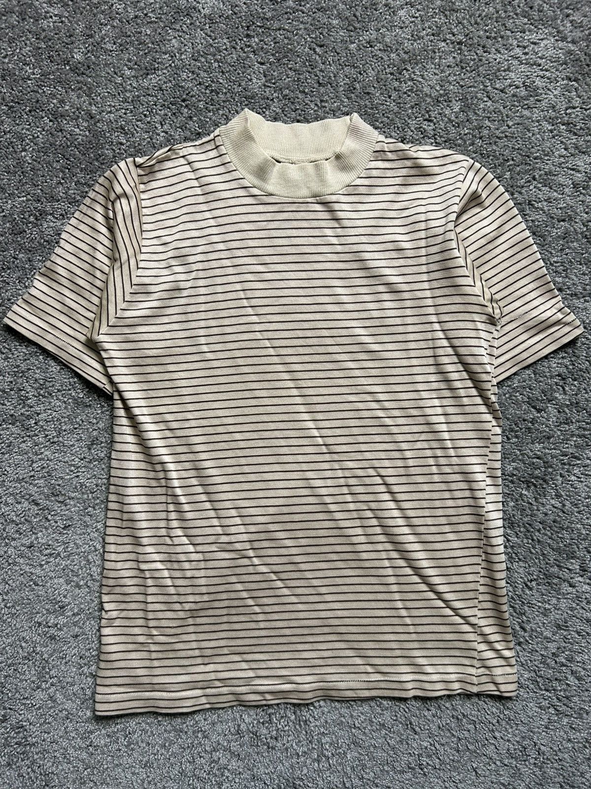 Vintage Vintage 50s/60s Munsingwear Striped Short Sleeve Knit Tee Size US S / EU 44-46 / 1 - 1 Thumbnail