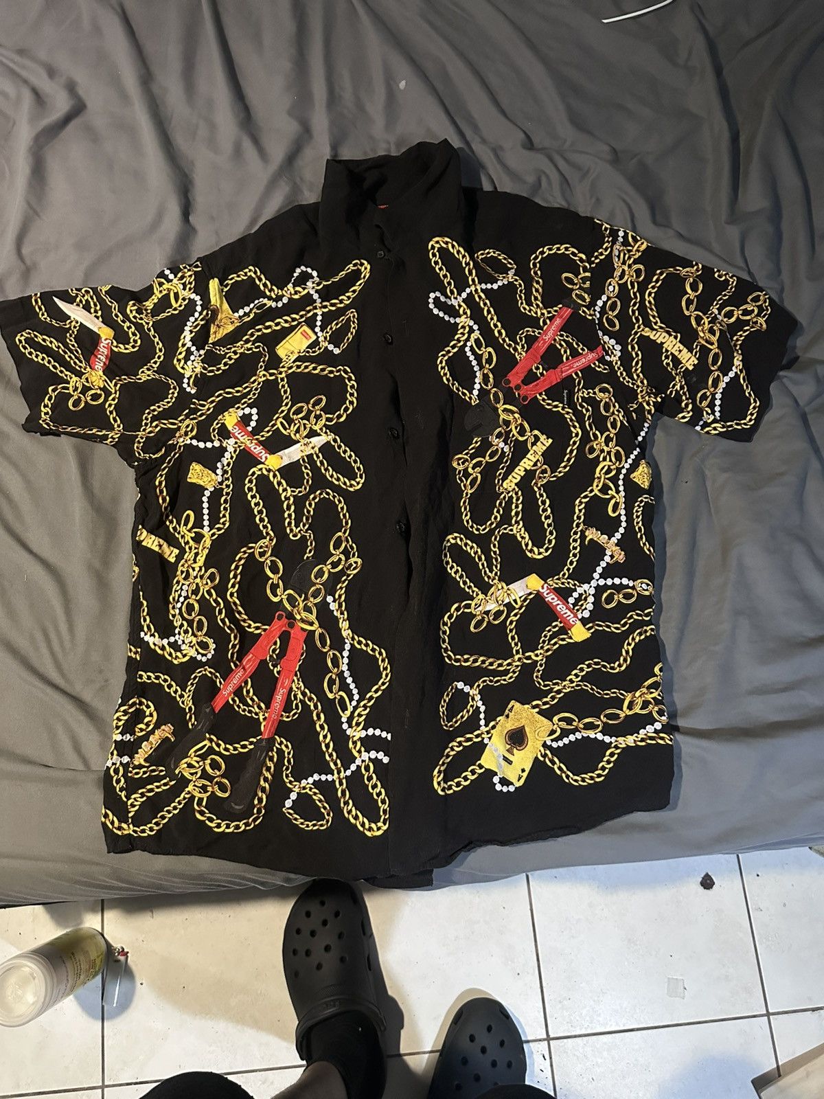 Supreme Chains Rayon Shirt ss20