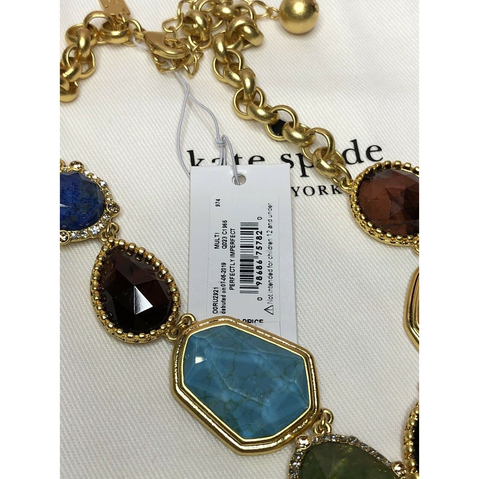 Kate Spade Kate Spade MultiColor Stone Statement necklace Size ONE SIZE - 7 Thumbnail