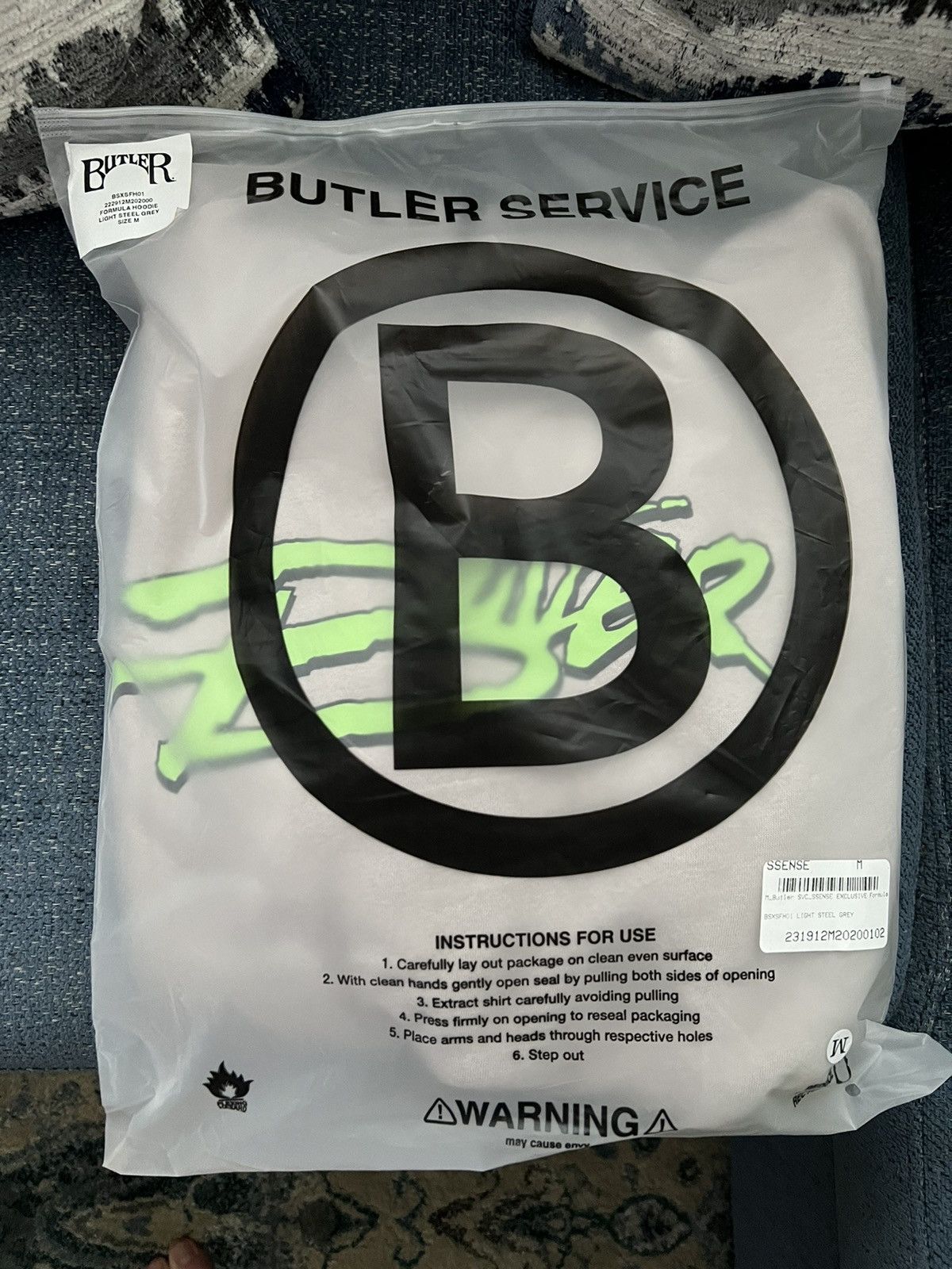 SSENSE Butler svc ssense exclusive gray heavyweight hoodie Size US M / EU 48-50 / 2 - 6 Thumbnail
