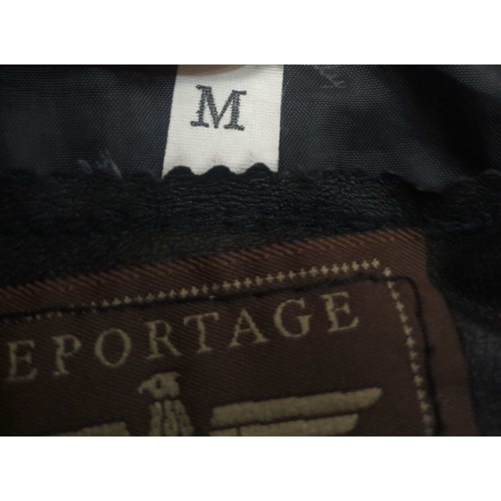 Vintage Reportage RGA Italian Leather Moto Rider Jacket Bomber Size US M / EU 48-50 / 2 - 10 Thumbnail