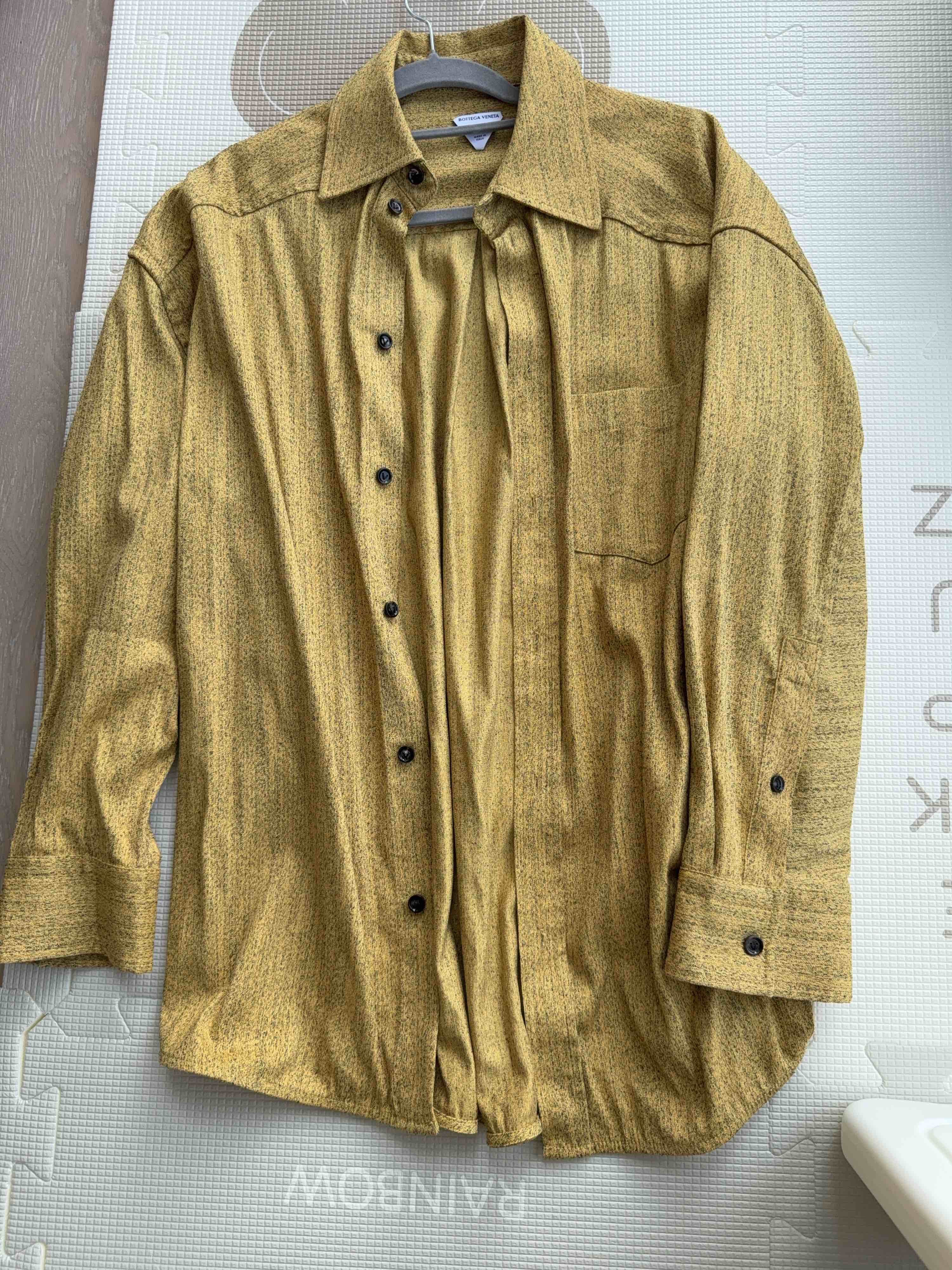 Bottega Veneta Bottega Veneta Texture Button Up Shirt Size 40 Size S / US 4 / IT 40 - 1 Thumbnail