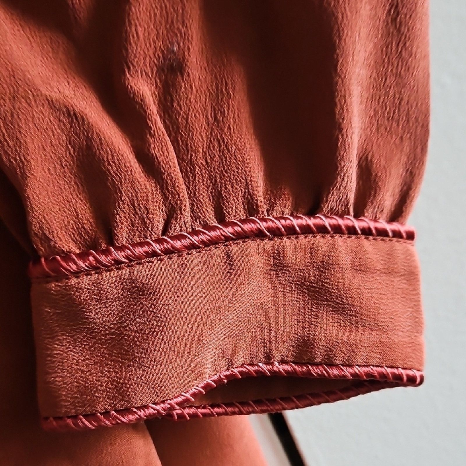 Sezane Sezane Rust Mini Dress Size 38 (US Size 6) Size S / US 4 / IT 40 - 5 Thumbnail
