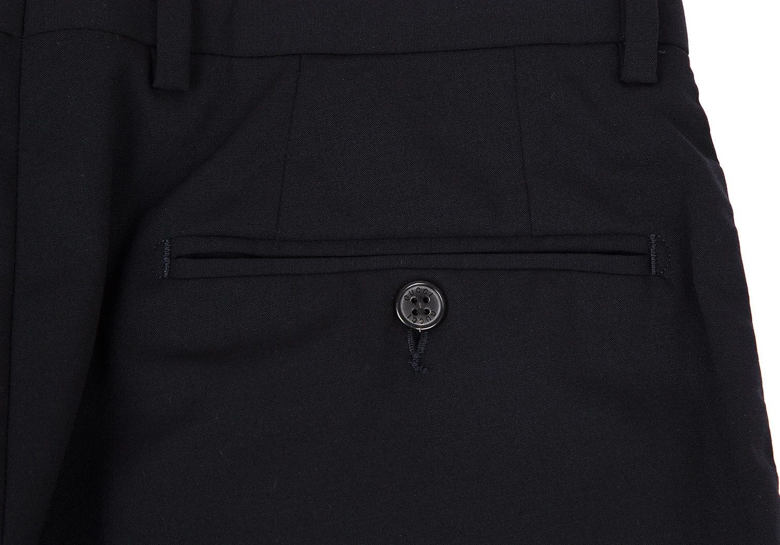 Gucci Stretch Wool Slacks Pants in Navy Size 46 Size US 30 / EU 46 - 13 Thumbnail