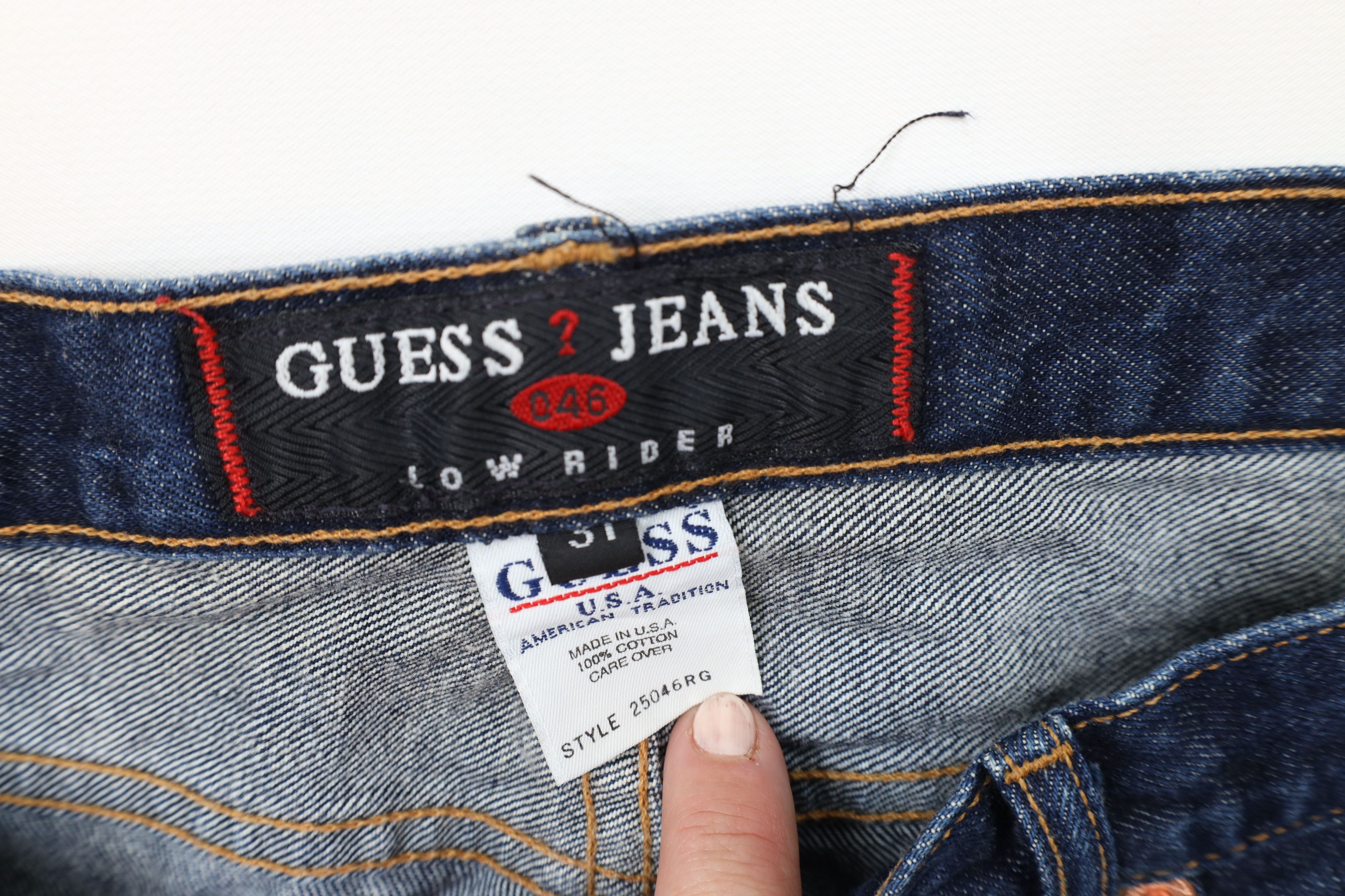Guess Vintage 90s Guess Low Rider Straight Leg Denim Jeans USA Size US 31 - 8 Thumbnail