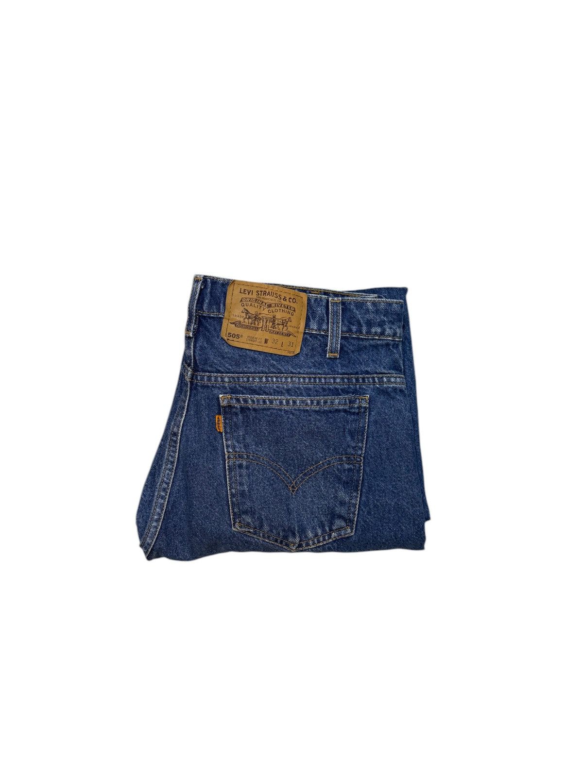 Levi's × Vintage Vtg 90s Orange Tab Levi’s Jeans Size US 32 / EU 48 - 1 Thumbnail