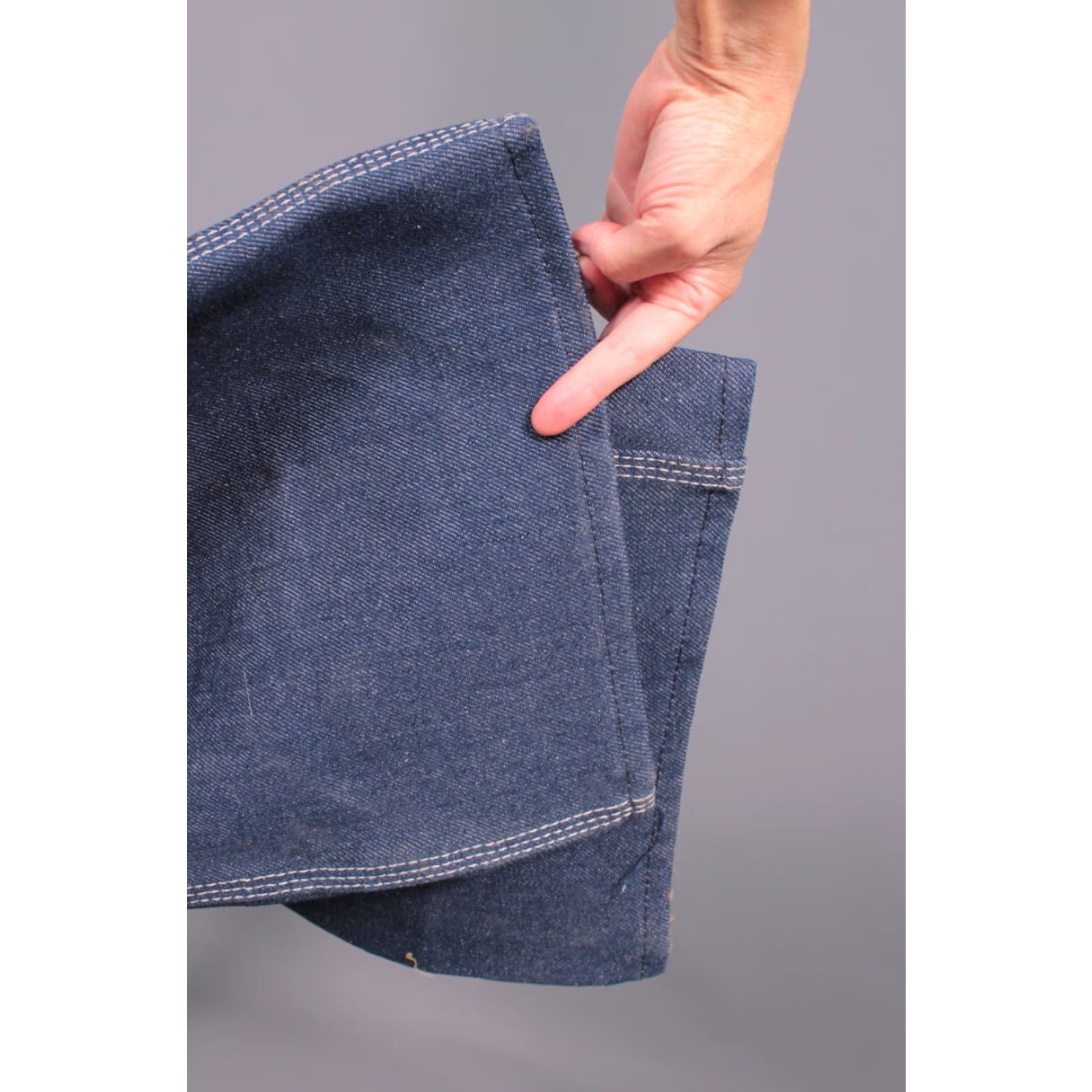 Vintage VINTAGE Key Overalls Denim 70s 80s 38x30 Dark Wash NOS 70s-80s denim Workwear Mens/Unisex Size US 38 / EU 54 - 4 Thumbnail
