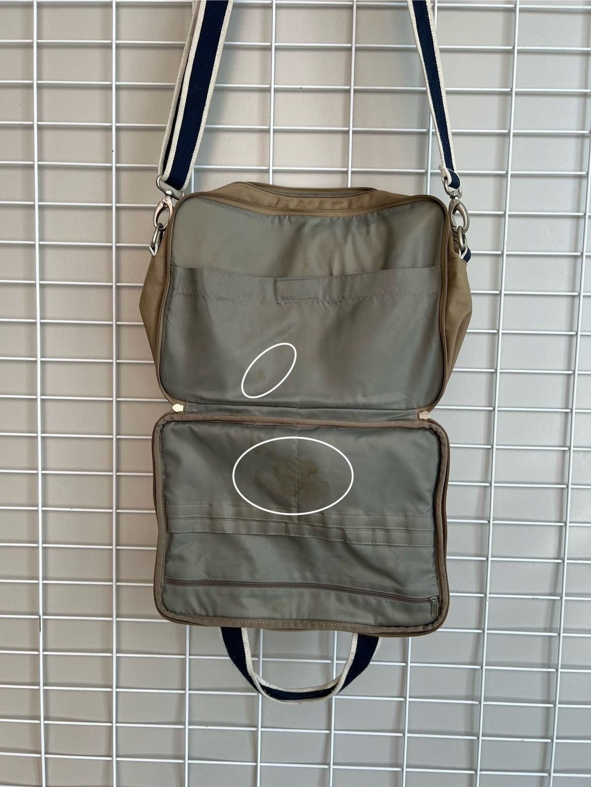Lacoste Lacoste Horizontal Shoulder Camera Bag Vintage Messenger Size ONE SIZE - 8 Thumbnail