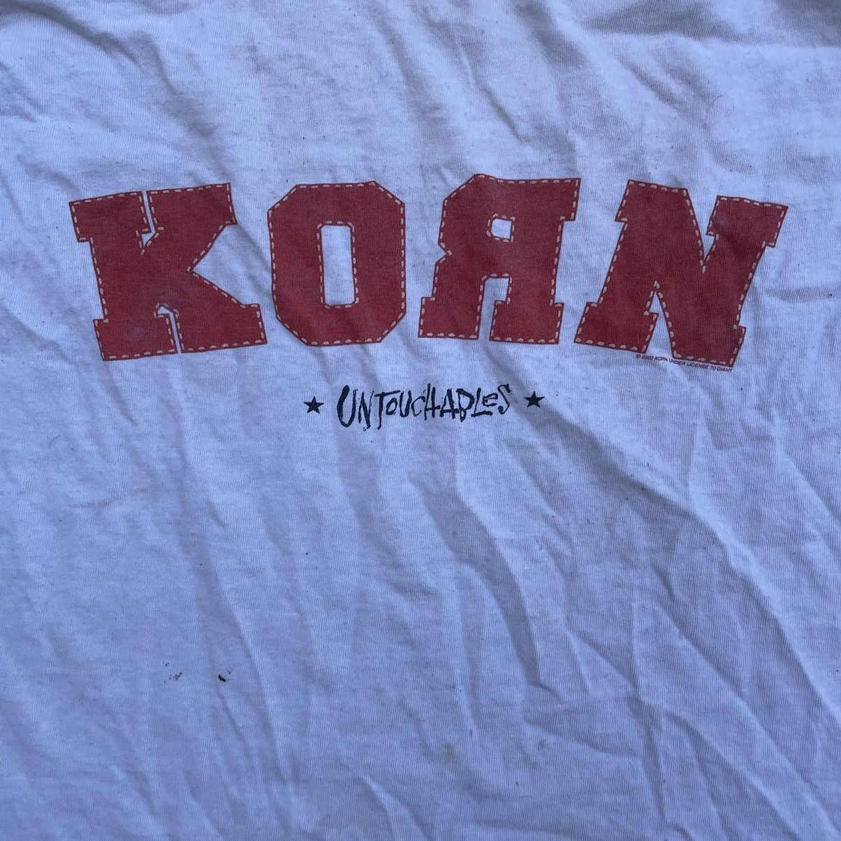 Band Tees Vintage Korn Untouchables 2002 World Tour Jersey Shirt Size US XL / EU 56 / 4 - 2 Thumbnail