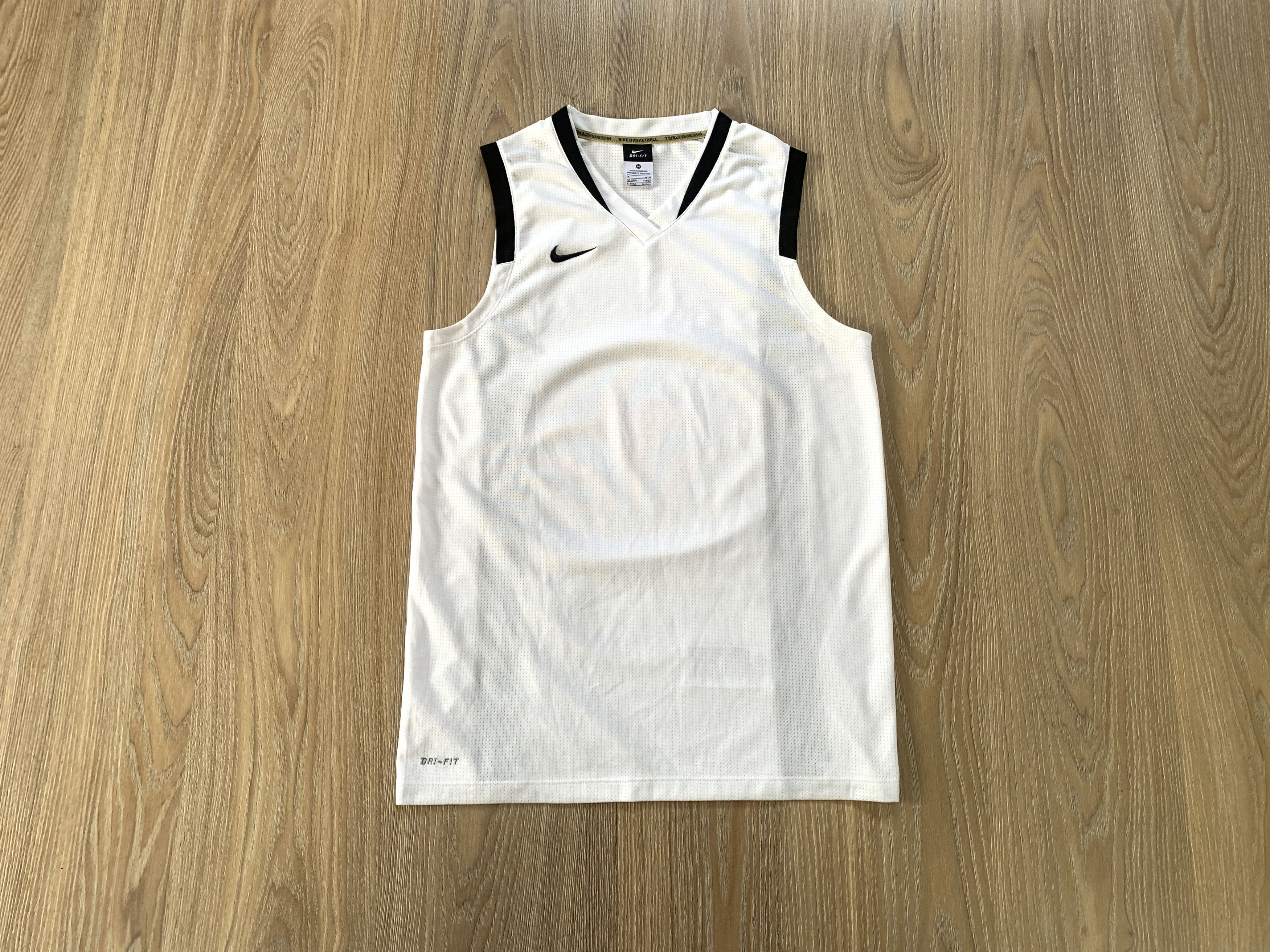 Nike Nike Basketball White Training Tank Sleeveless Jersey Size US M / EU 48-50 / 2 - 1 Thumbnail
