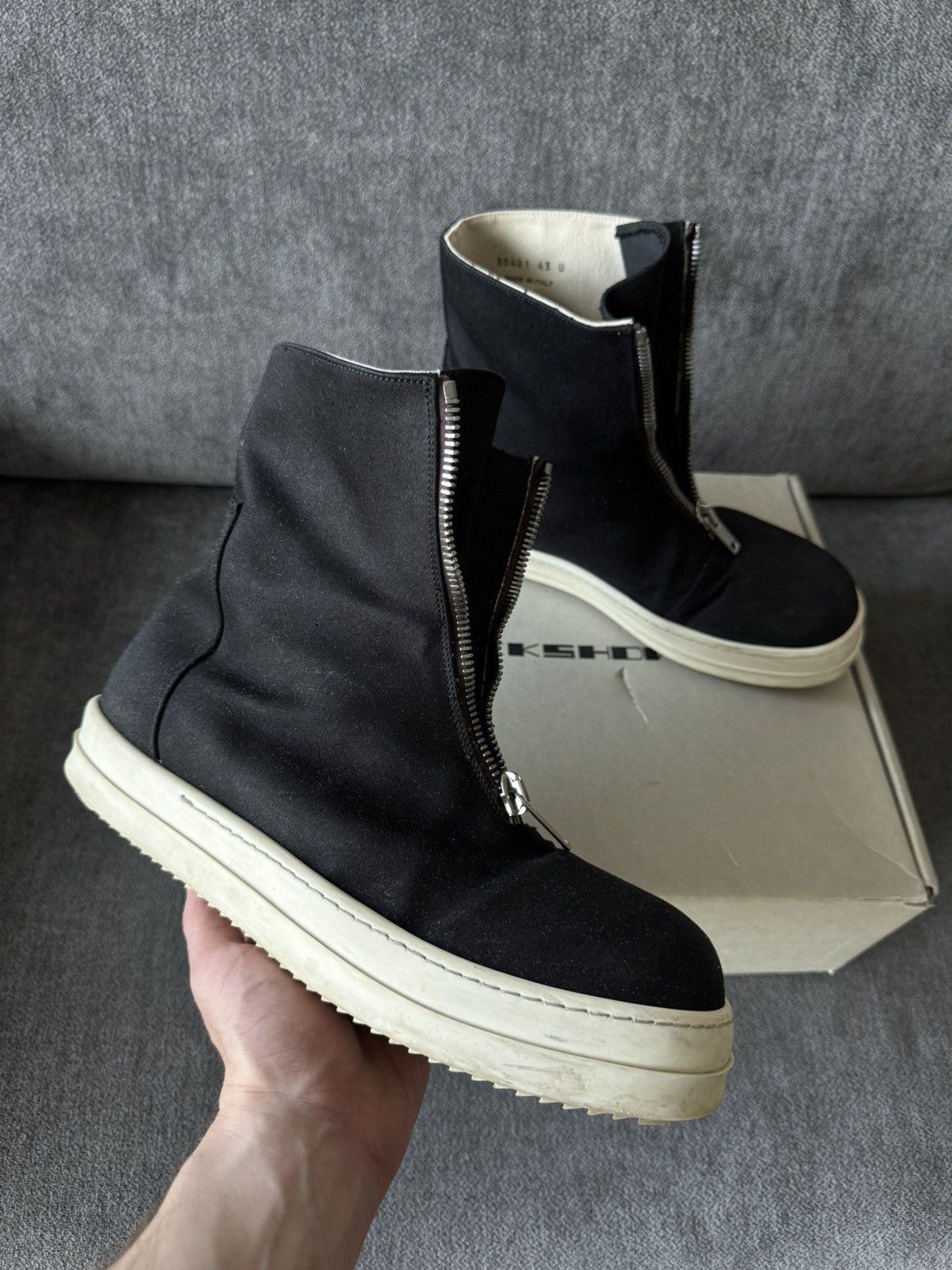 Rick Owens Drkshdw Rick Owens Zip Front Boots Avantgarde Sneakers Mens Size US 10.5 / EU 43-44 - 6 Thumbnail