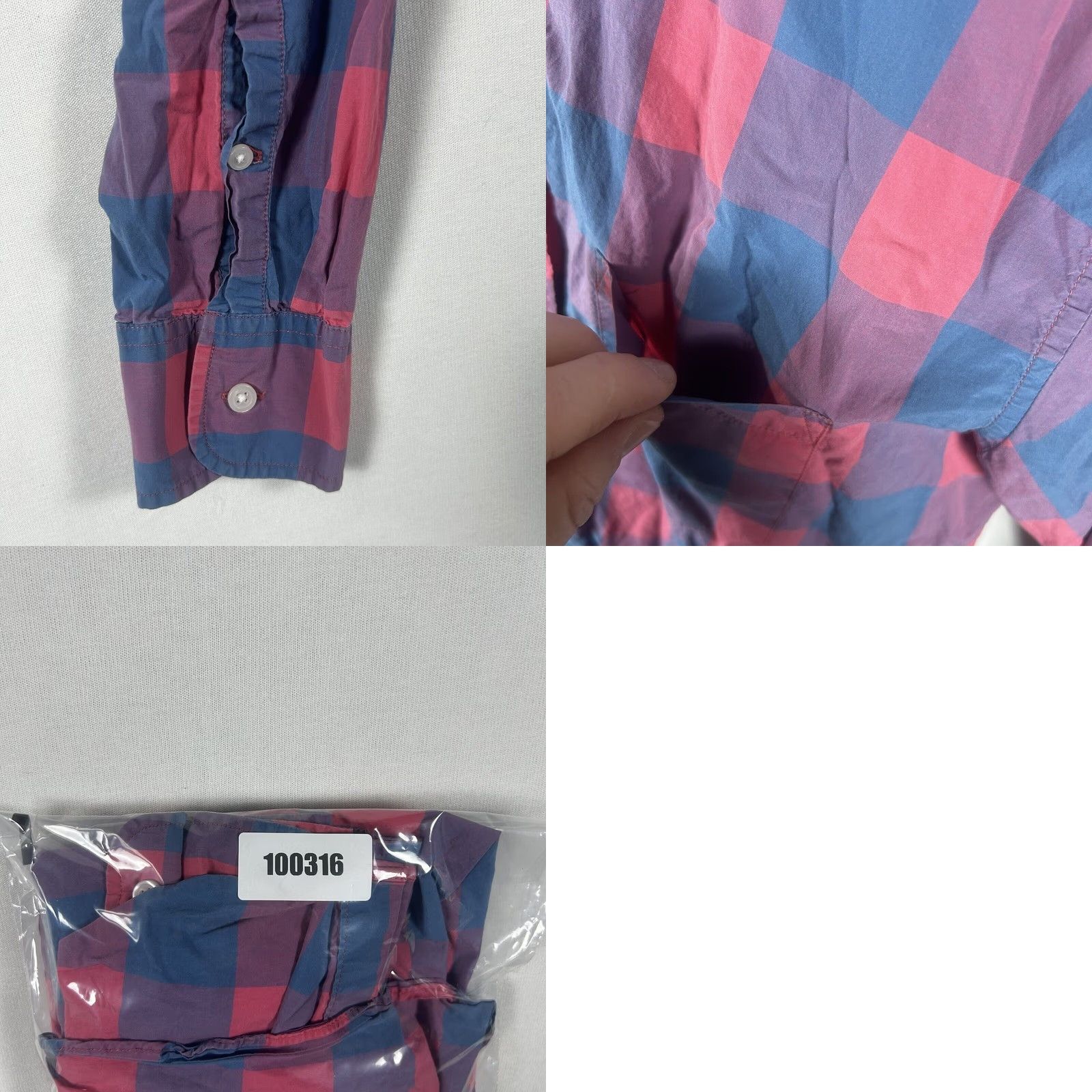 J.Crew J.CREW Button-Up Shirt Men M Medium Plaid Slim Light Long Sleeve Button-Down Collar Cotton Size US M / EU 48-50 / 2 - 8 Thumbnail