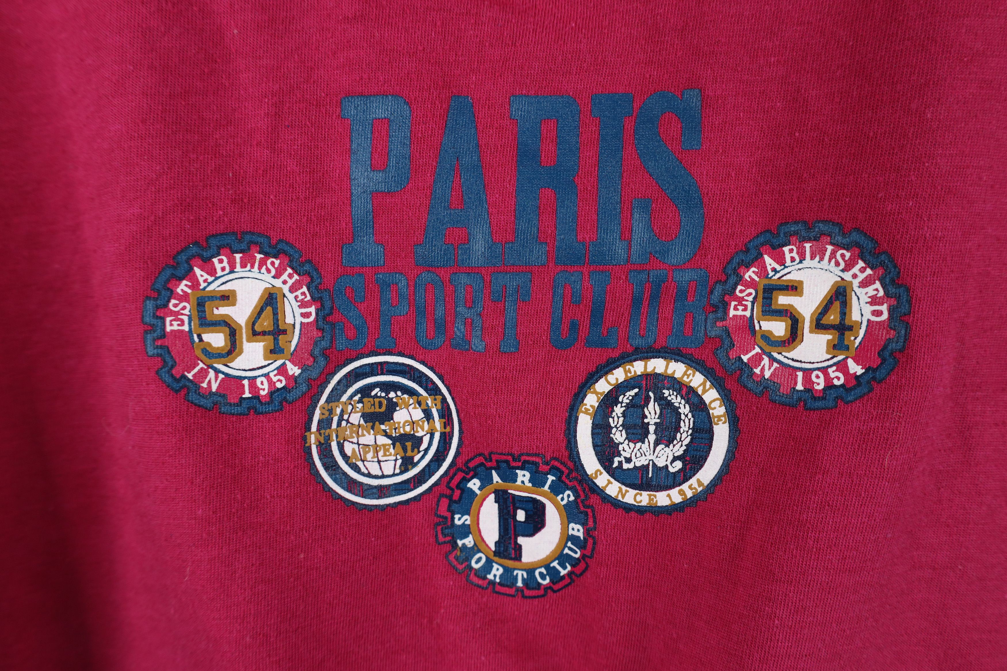 Vintage Vintage 90s Streetwear Baggy Fit Paris Hoodie Sweatshirt Size M / US 6-8 / IT 42-44 - 7 Thumbnail