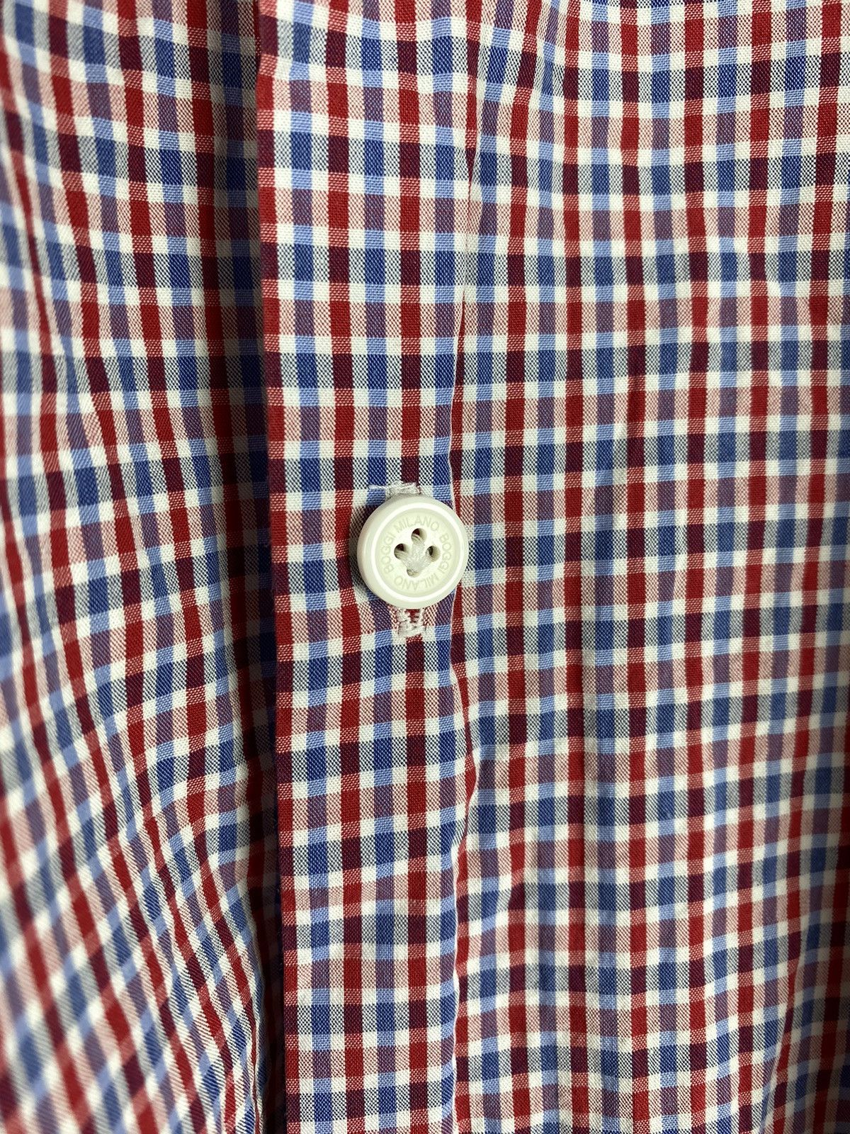 Boggi Boggi Milano men’s long sleeve plaid button up shirt size L Size US L / EU 52-54 / 3 - 10 Thumbnail