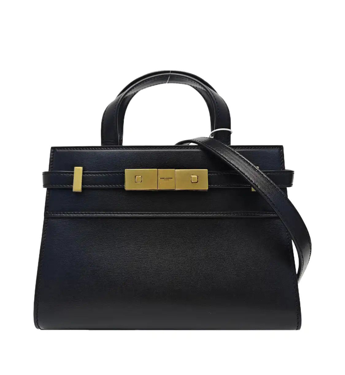 Saint Laurent Paris Saint Laurent Paris YSL MANHATTAN Nano black cowhide leather 曼哈顿bag shoulder bag Size ONE SIZE - 1 Thumbnail