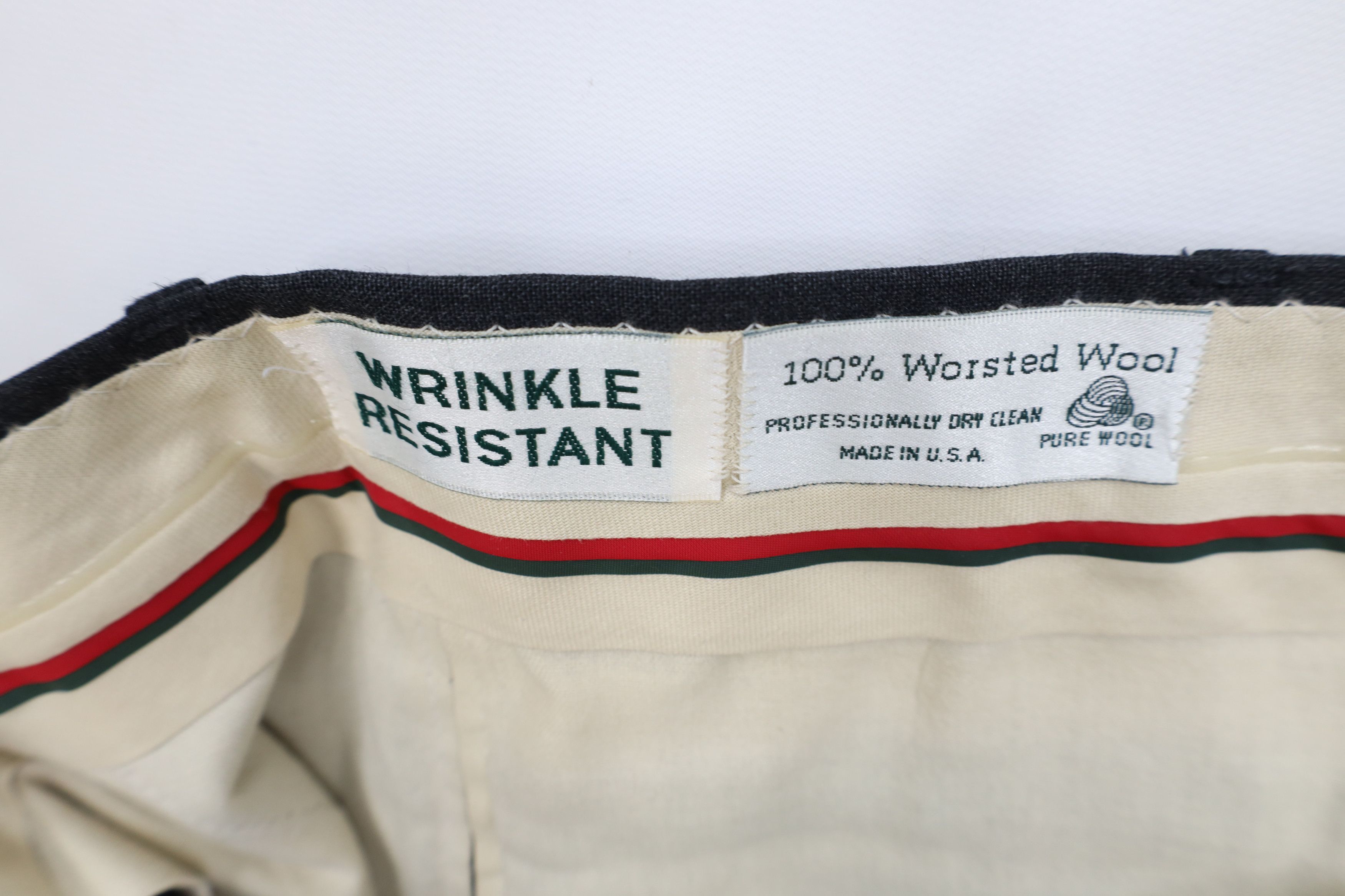 Vintage Vintage 70s Streetwear Knit Pleated Wide Leg Chino Pants USA Size US 38 / EU 54 - 7 Thumbnail