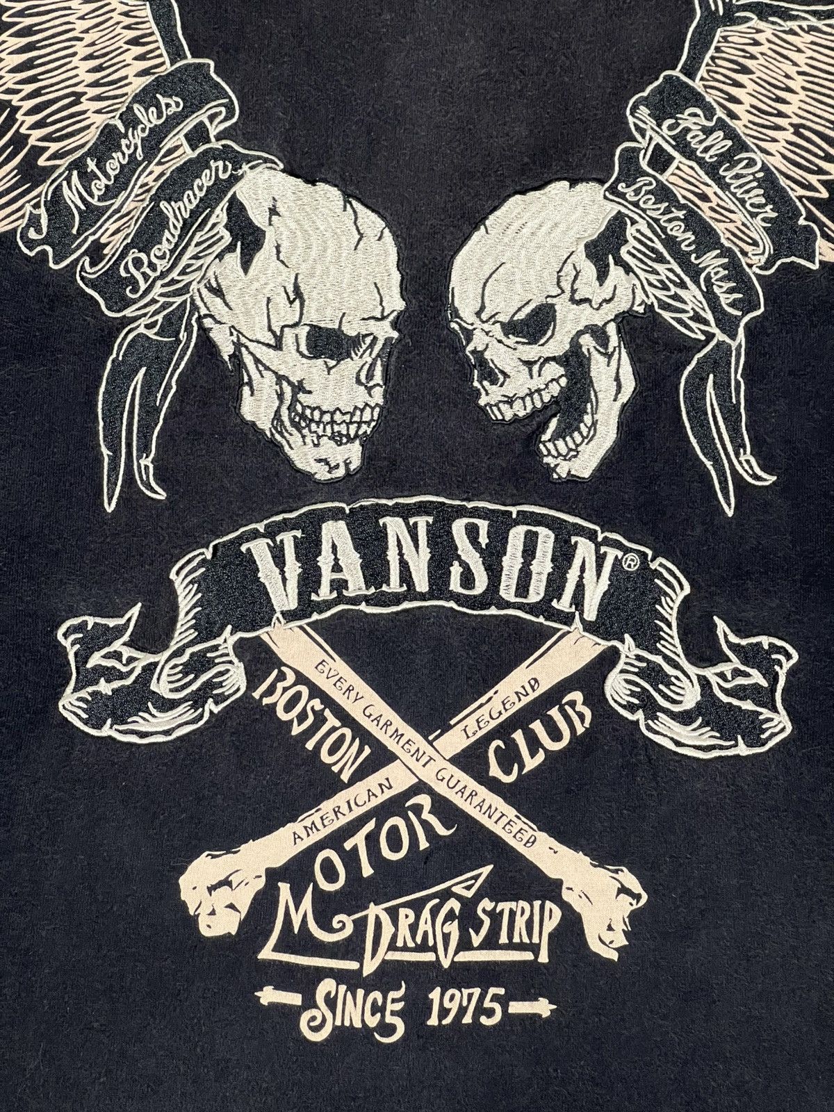 Vanson Leathers Vintage Vanson Motorcycle Roadracer Shirt Size US L / EU 52-54 / 3 - 6 Thumbnail