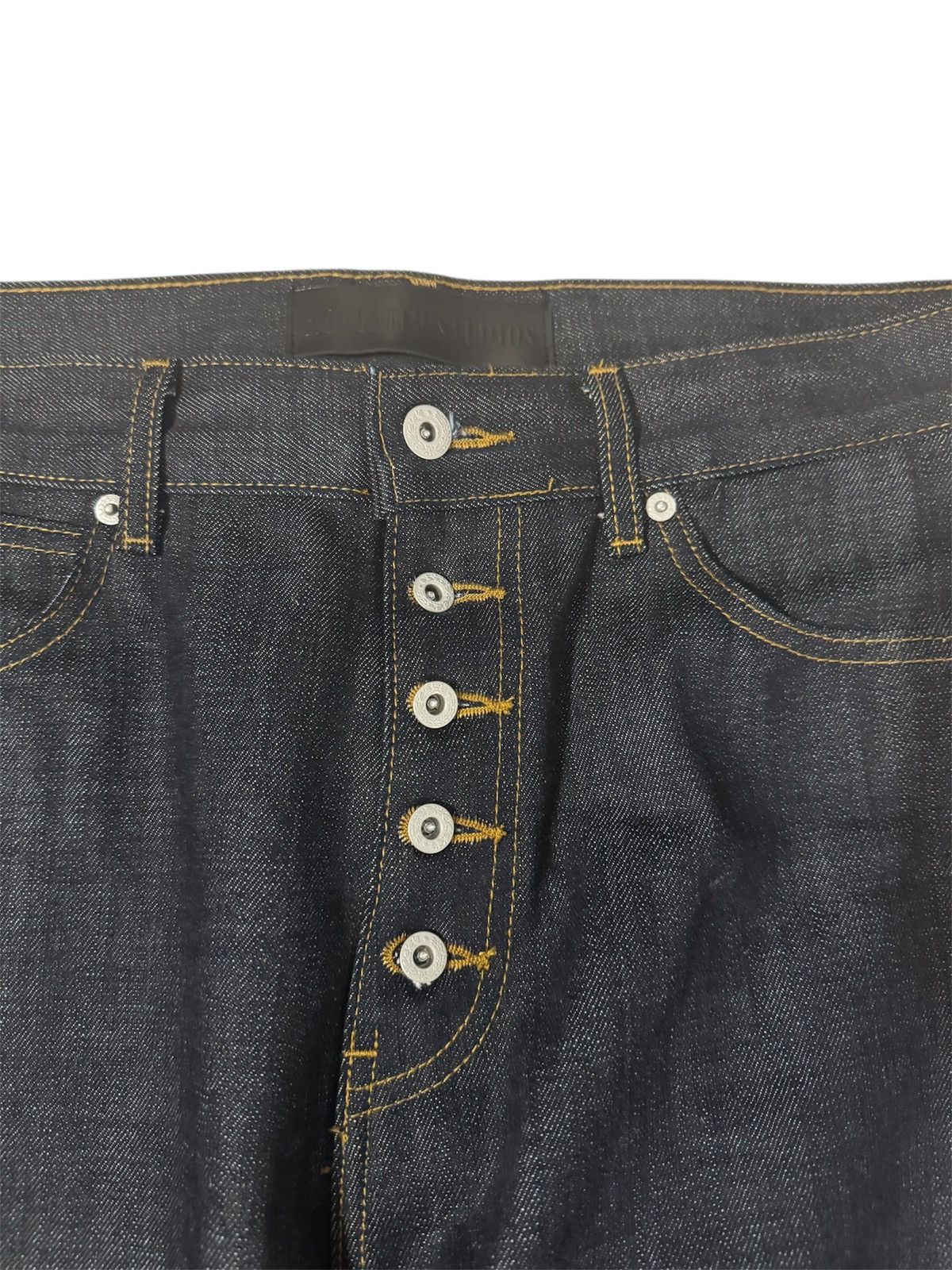No Faith Studios Raw Denim Japanese Regular Fit Size US 32 / EU 48 - 3 Thumbnail
