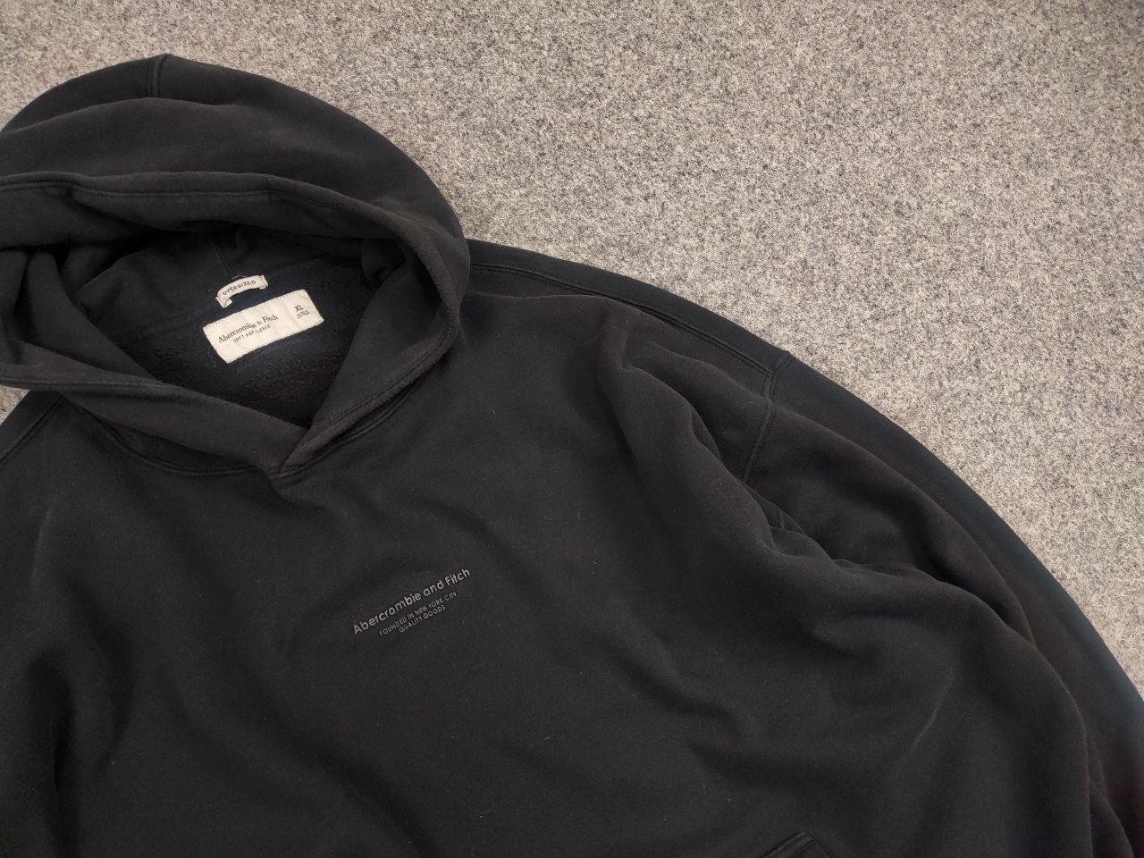 Abercrombie & Fitch Abercrombie & Fitch essential Oversized Dark Grafit Hoodie Size US XL / EU 56 / 4 - 8 Thumbnail