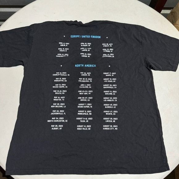 Band Tees NEW ZACH BRYAN TOUR BLACK T-SHIRT SZ 2XL XXL Size US XXL / EU 58 / 5 - 4 Thumbnail