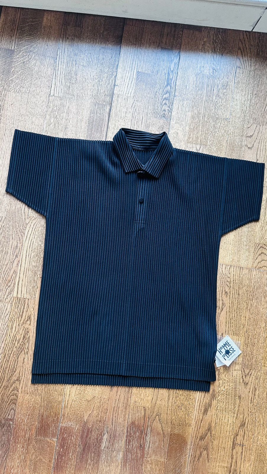 Homme Plisse Issey Miyake Homme plisse issey miyake pleated polo top Size US L / EU 52-54 / 3 - 1 Thumbnail