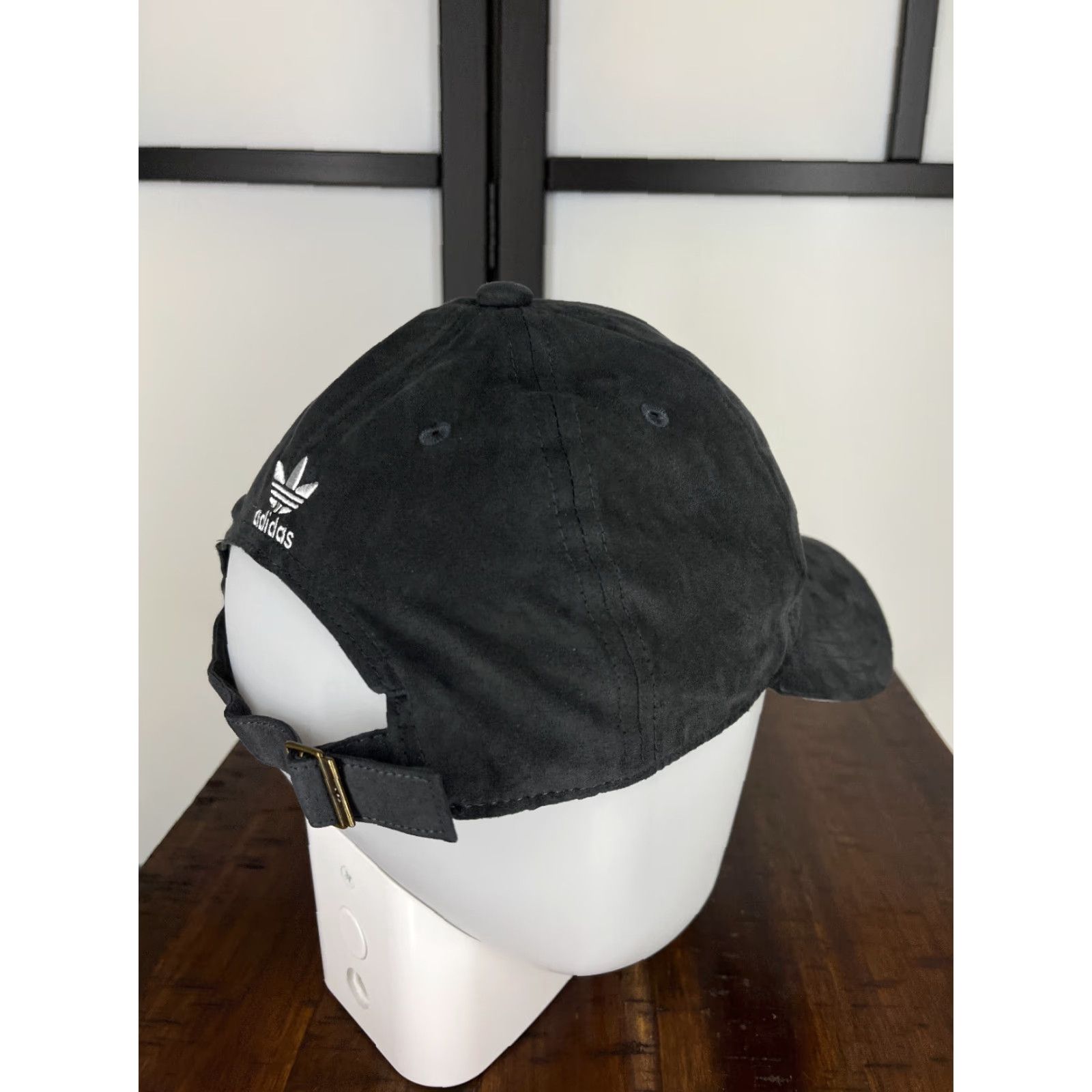 Adidas adidas Hat Cap Strap Back Womens One Size Gray Polyester Cotton Blend 3 Stripes Baseball Cap - Women - One Size - Gray - Cotton Polyester - 3 Stripes Size ONE SIZE - 7 Thumbnail